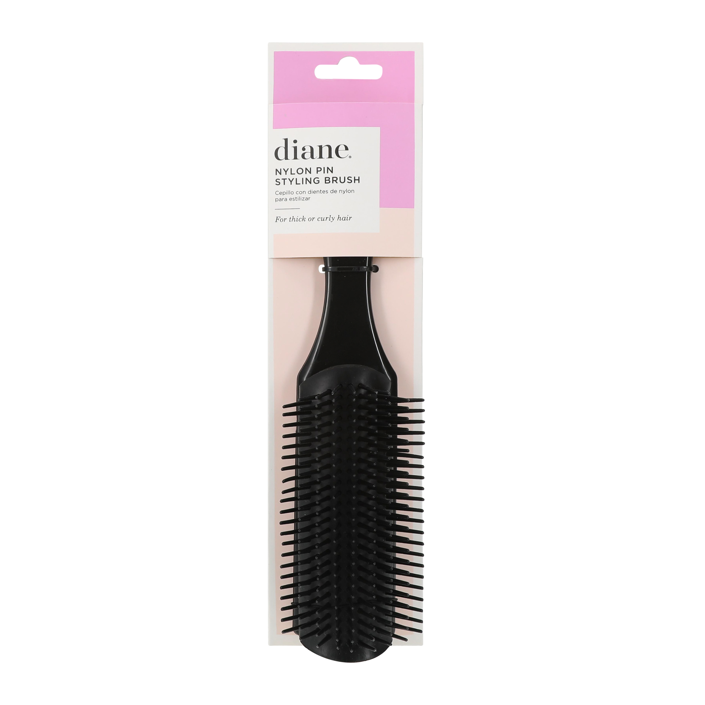 Diane® Nylon Pin Styling Brush For Thick Hair