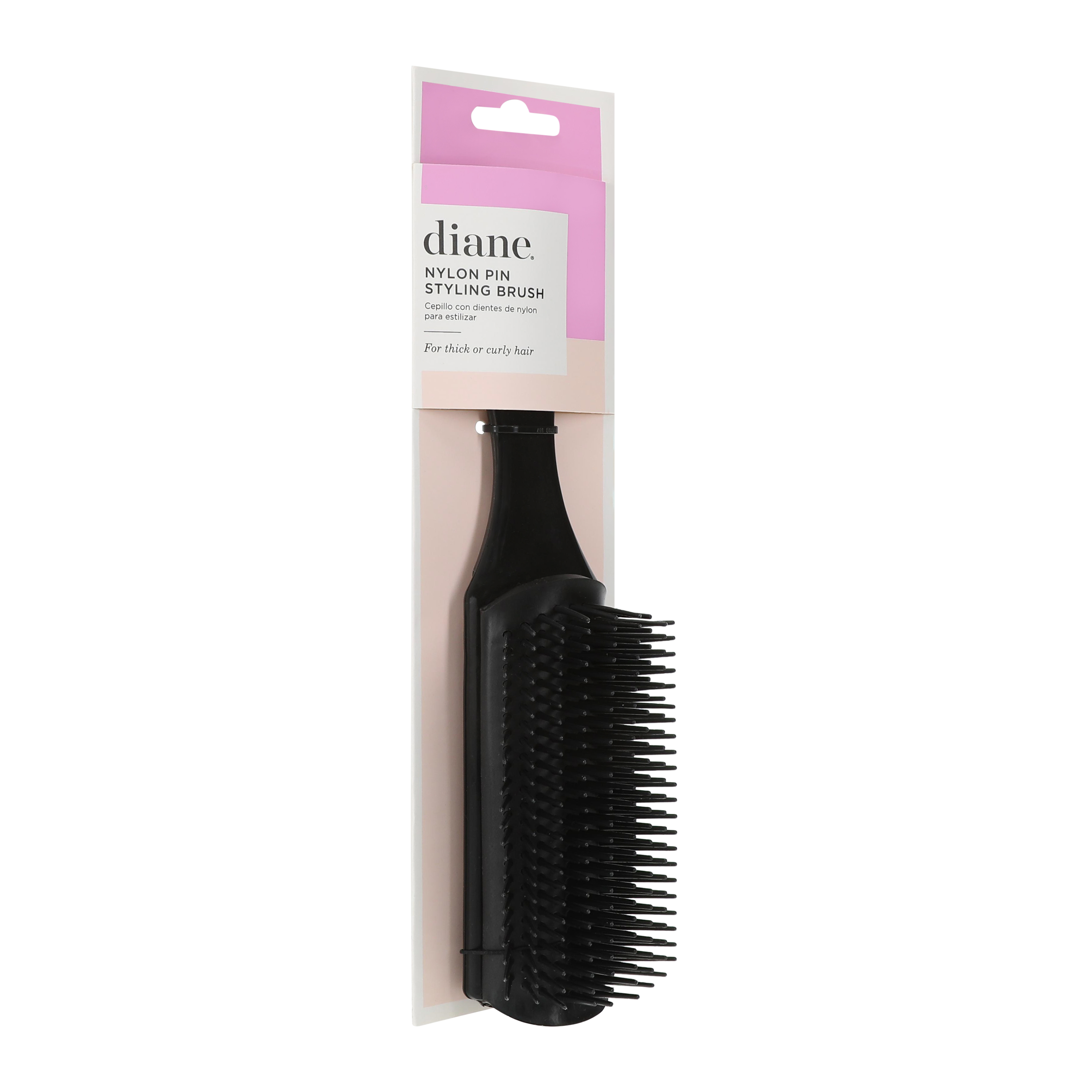 Diane® Nylon Pin Styling Brush For Thick Hair