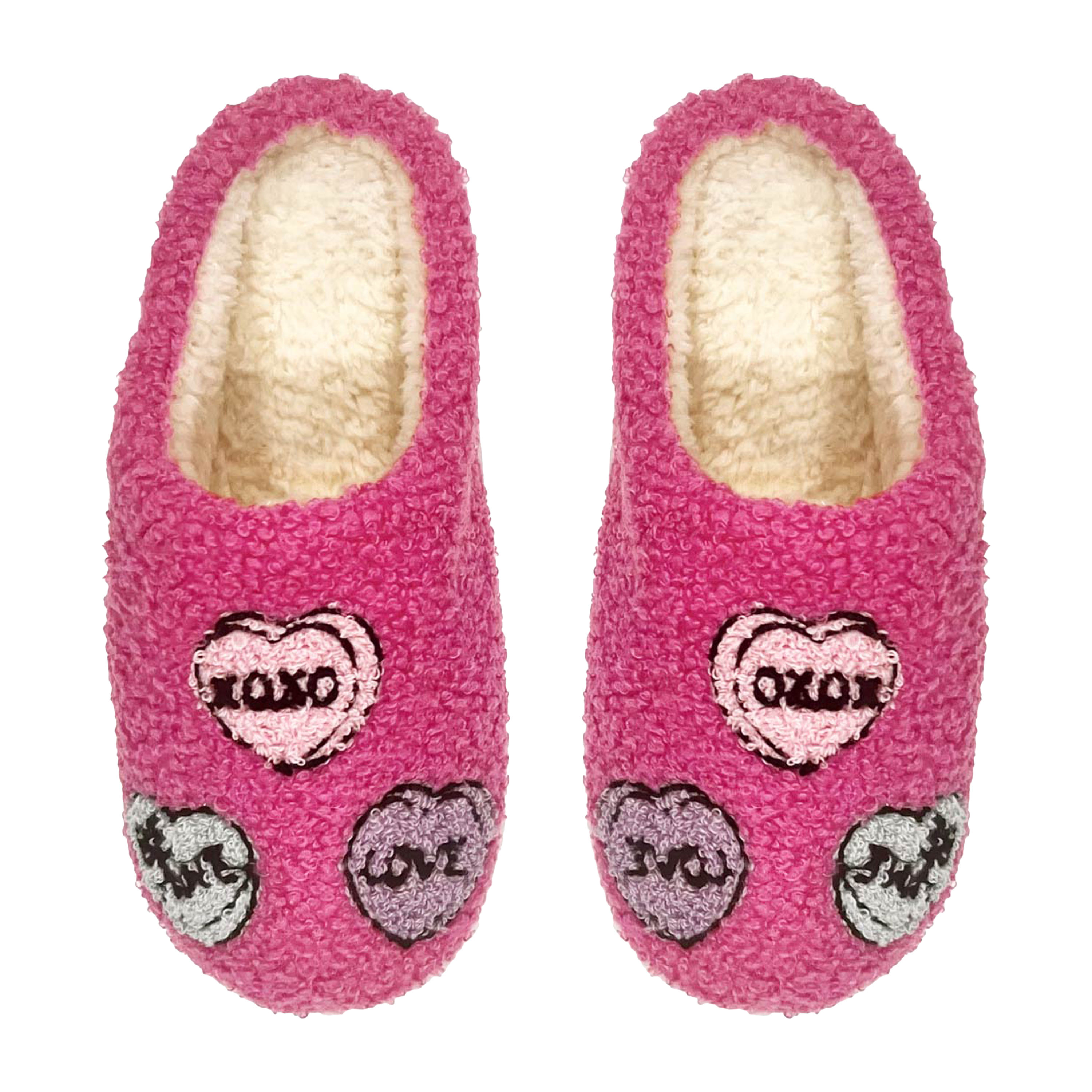 Ladies Valentine's Icon Fluffy Slipper