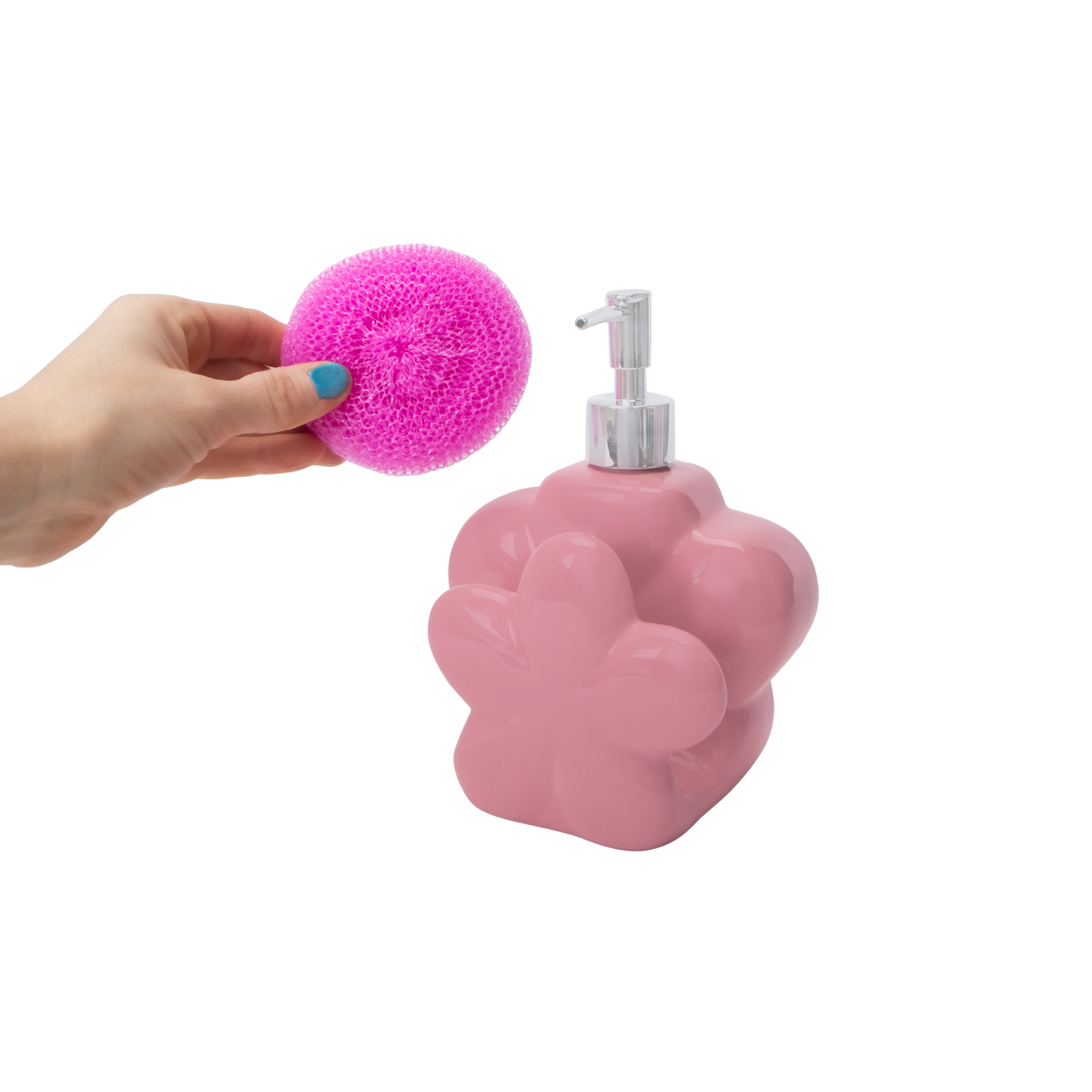 Dish Soap Dispenser With Sponge