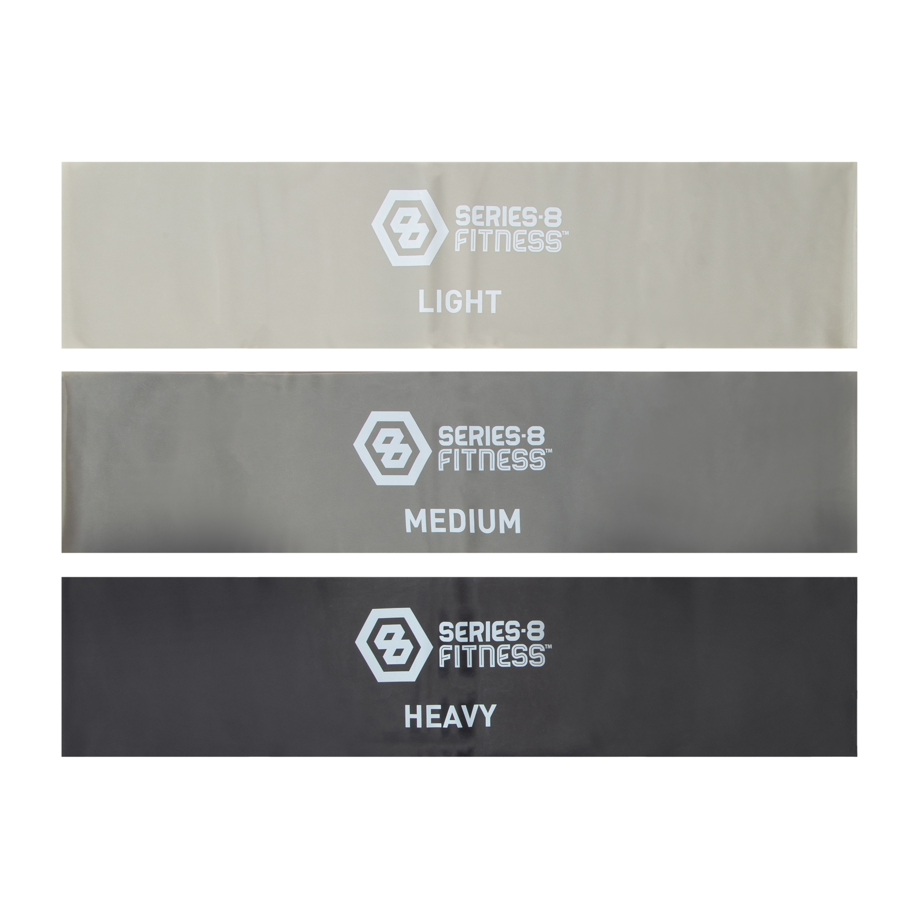 Series-8 Fitness™ Resistance Bands 3-Pack