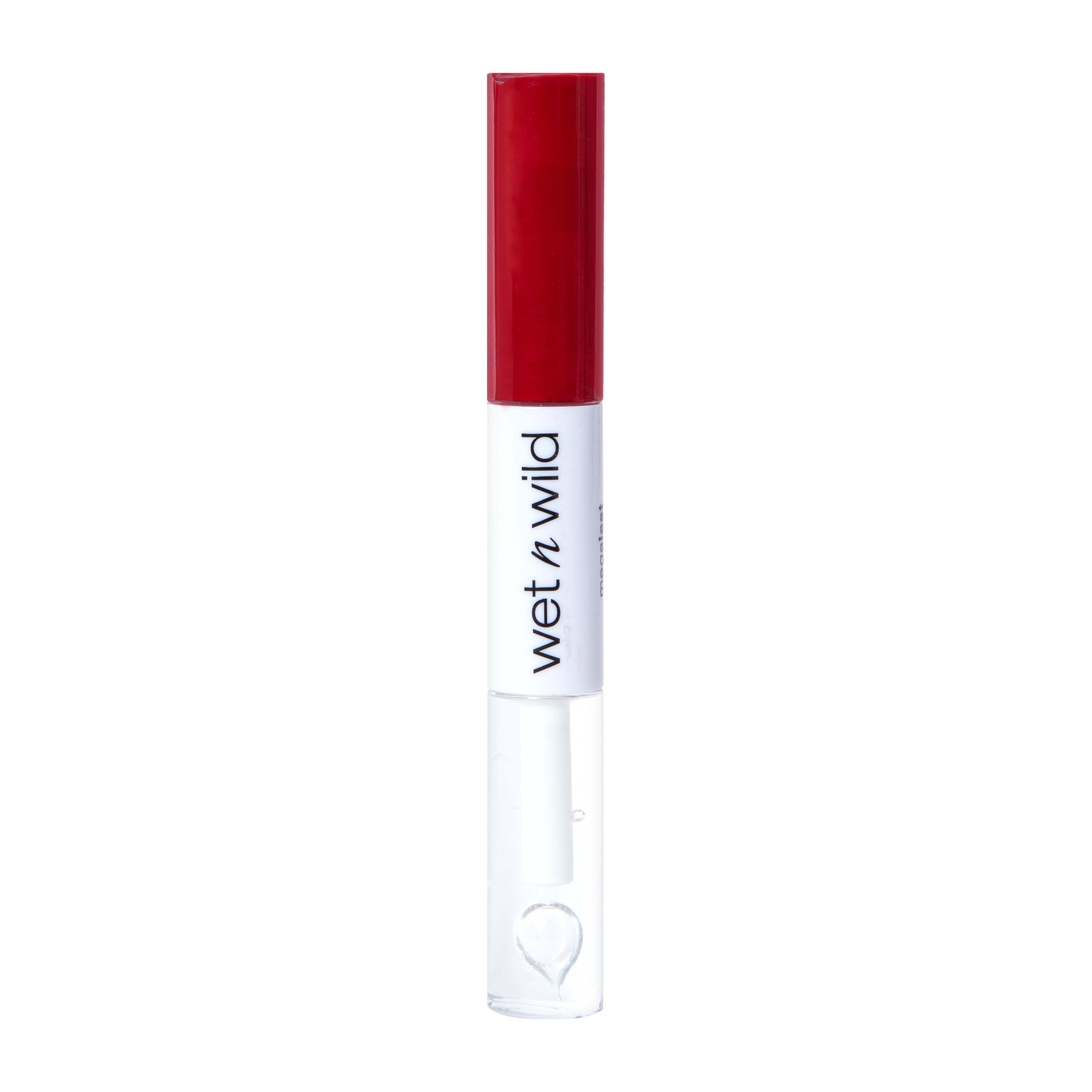 Wet N Wild Lock 'N' Shine Lip Color + Gloss - Red-Y For Me