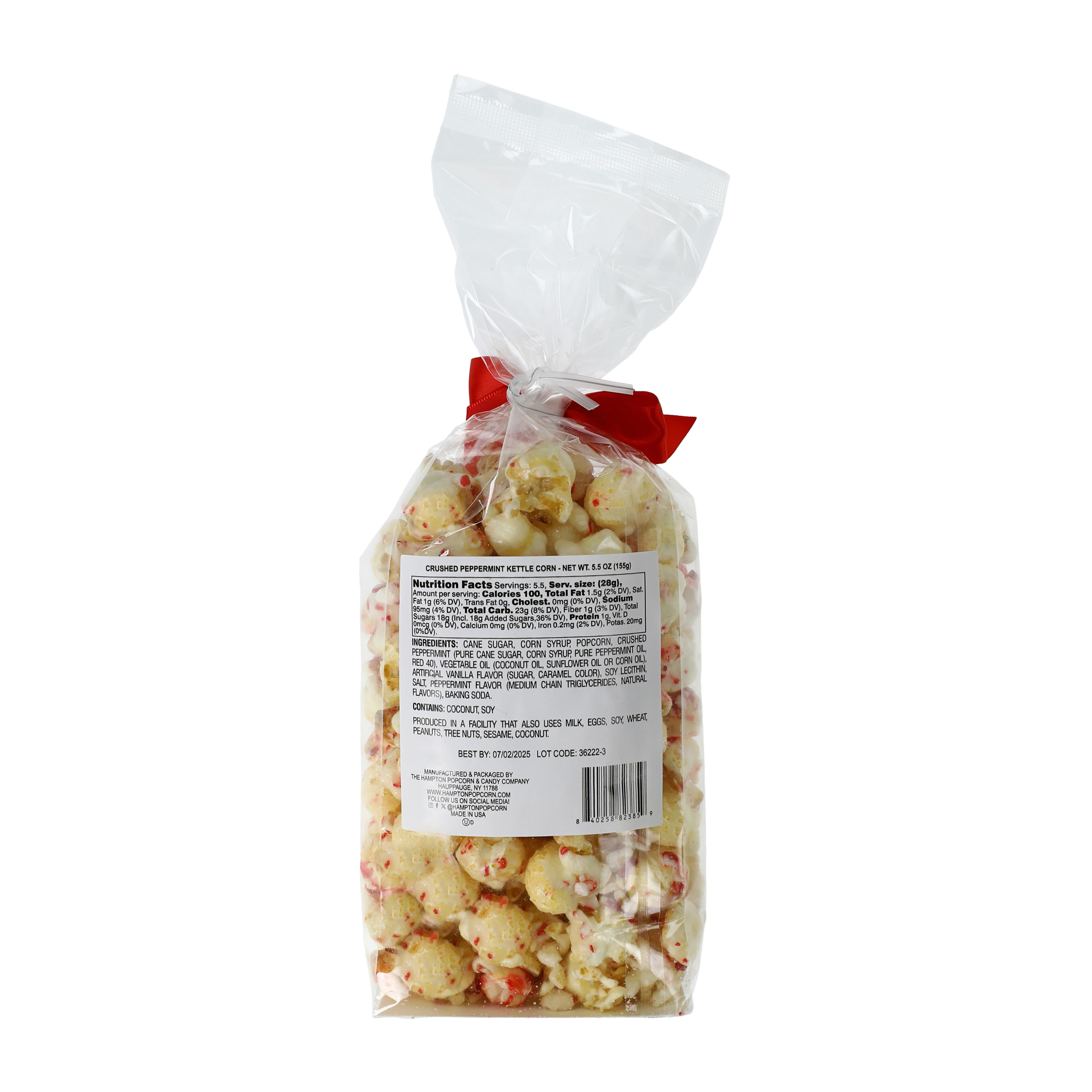 Crushed Peppermint Kettle Corn Gourmet Popcorn 5.5oz