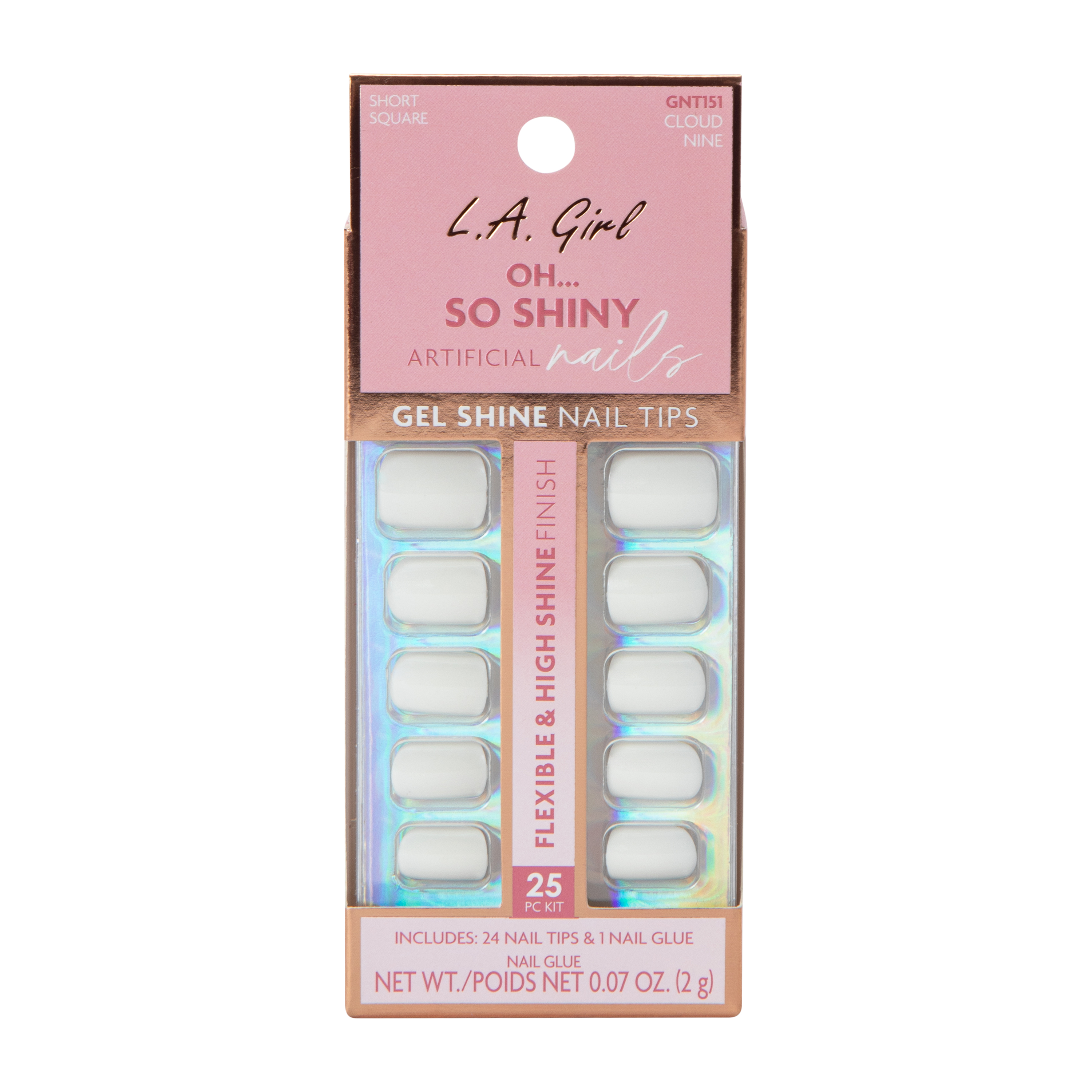 Oh... So Shiny Artificial Nails Cloud Nine Kit 25-Pcs