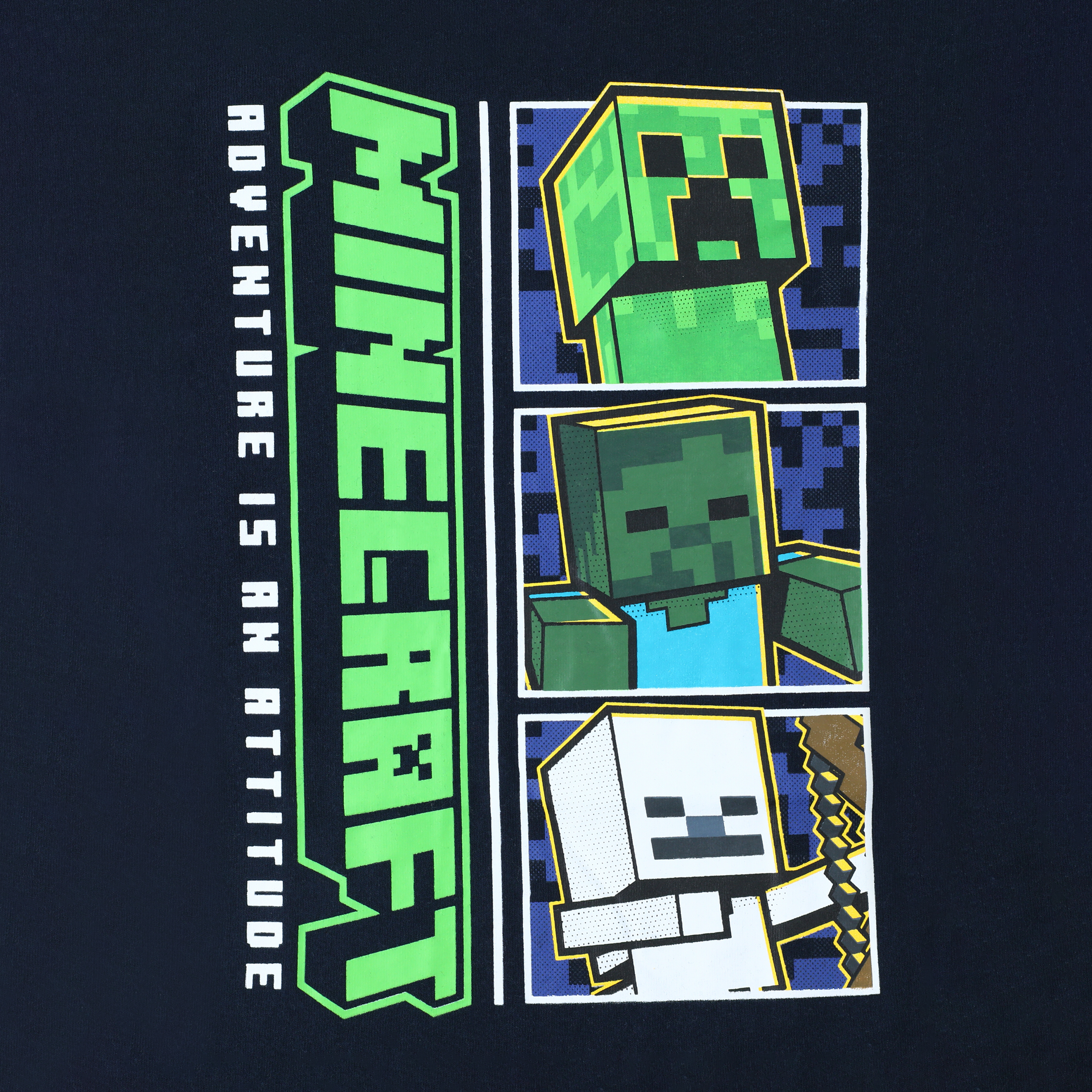 Kids Minecraft Adventure Mentality Graphic Tee