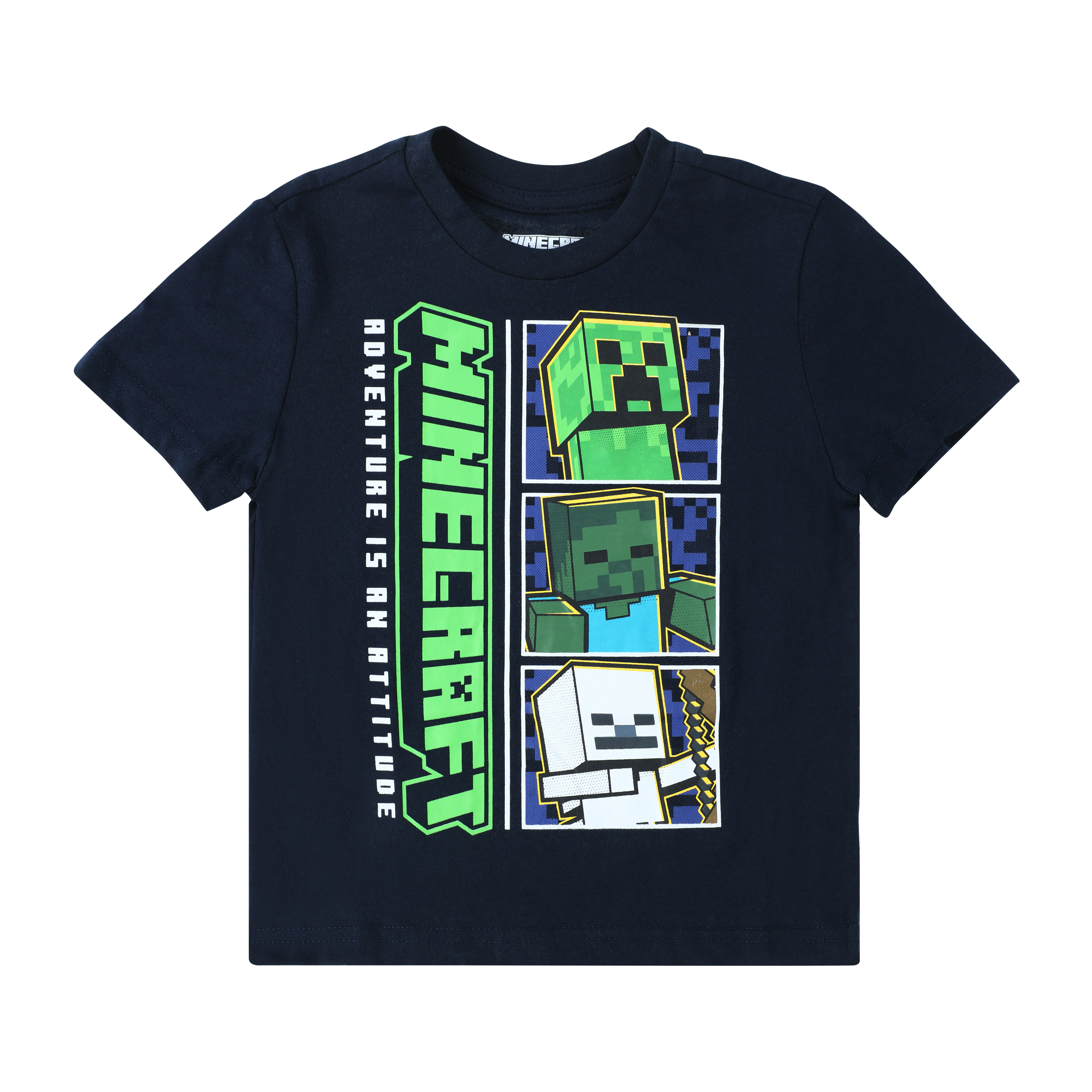 Kids Minecraft Adventure Mentality Graphic Tee