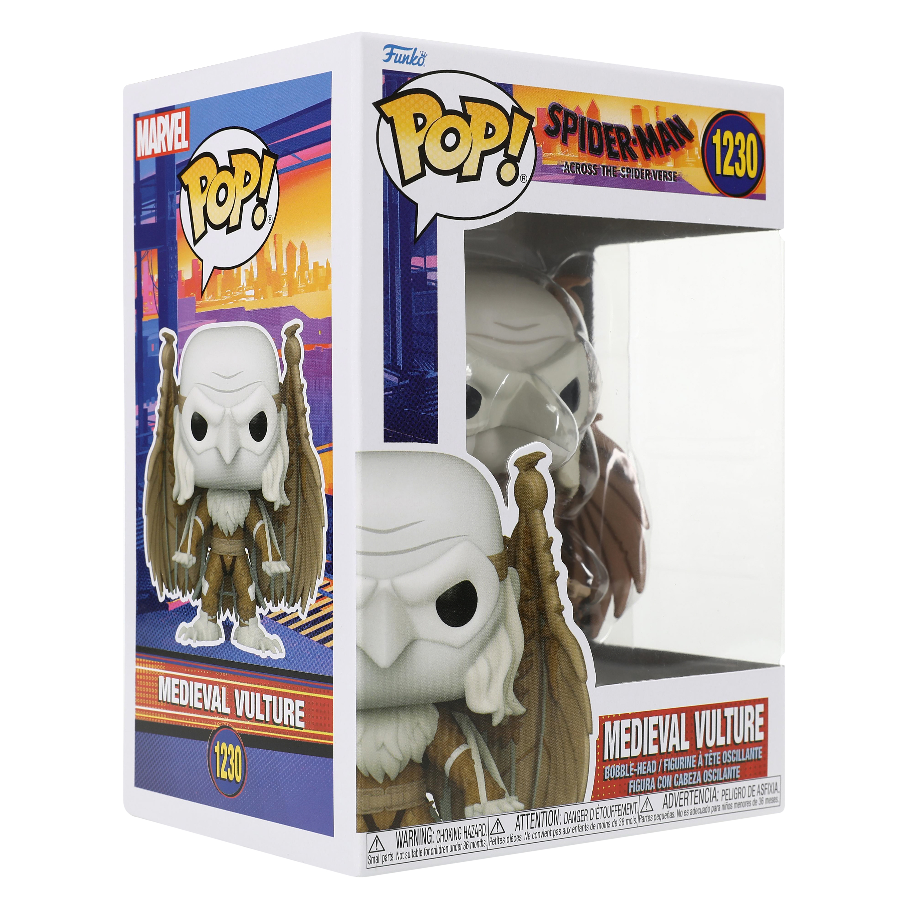 Funko Pop! Spider-Man Across The Spiderverse Medieval Vulture Bobble-Head