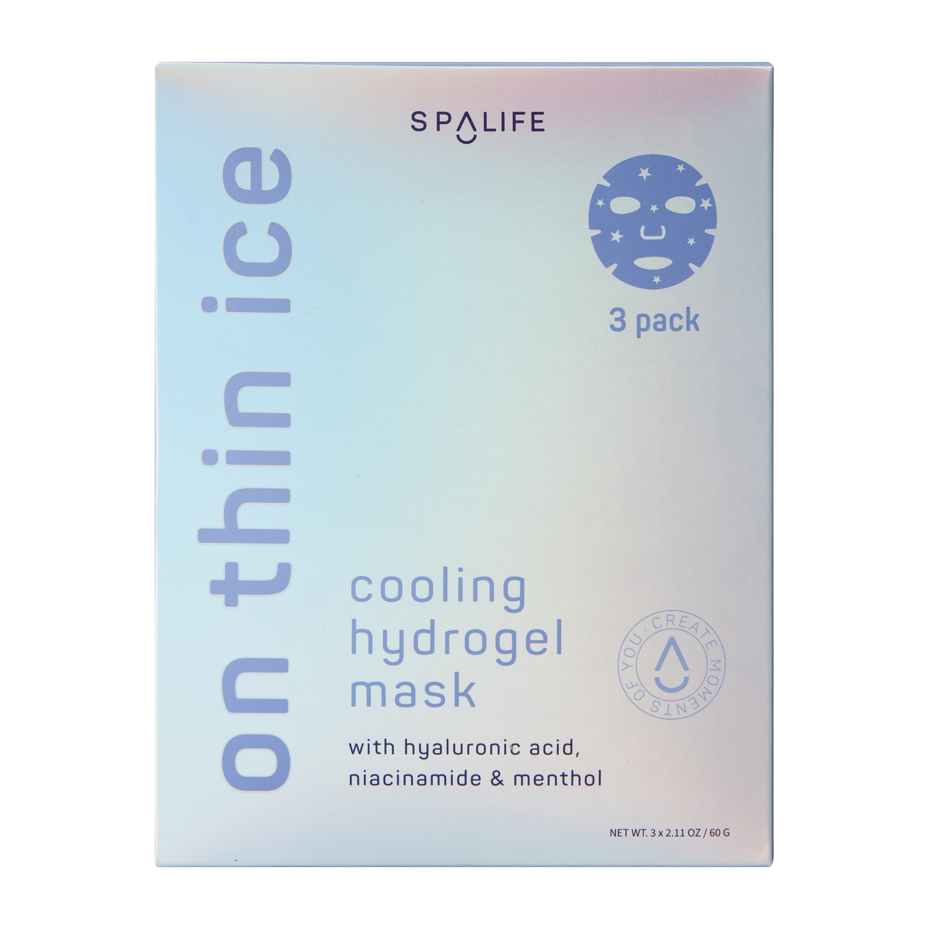 On Thin Ice Cooling Hydrogel Mask 3-Pack