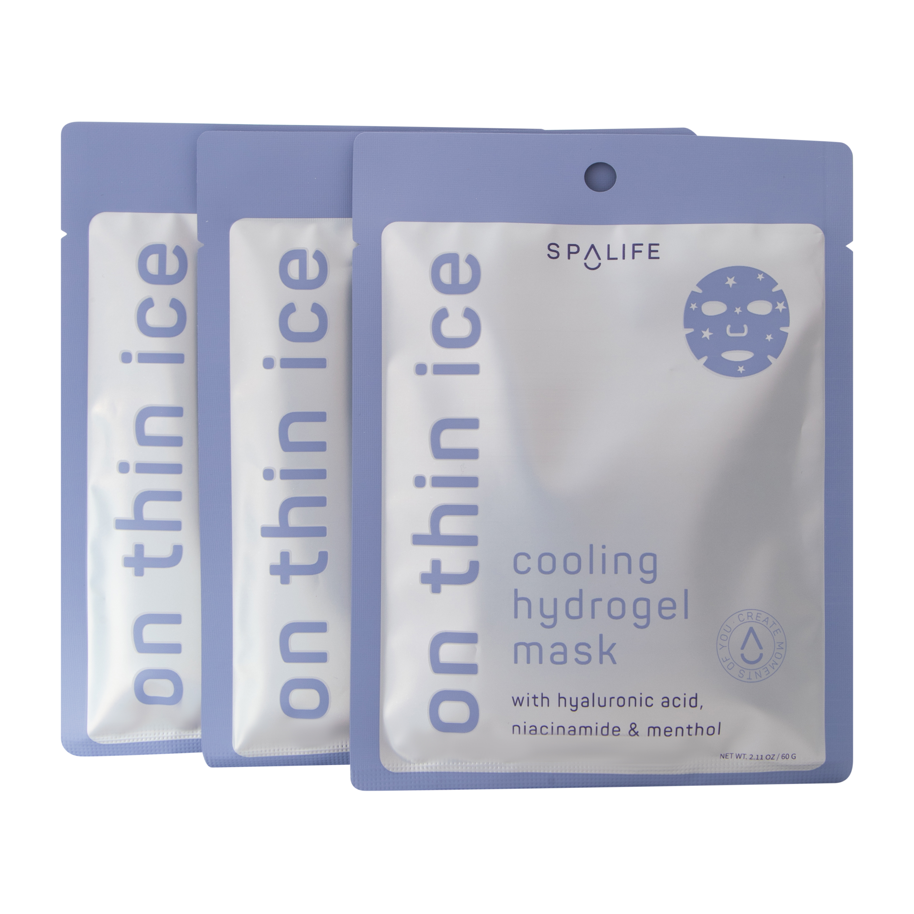On Thin Ice Cooling Hydrogel Mask 3-Pack
