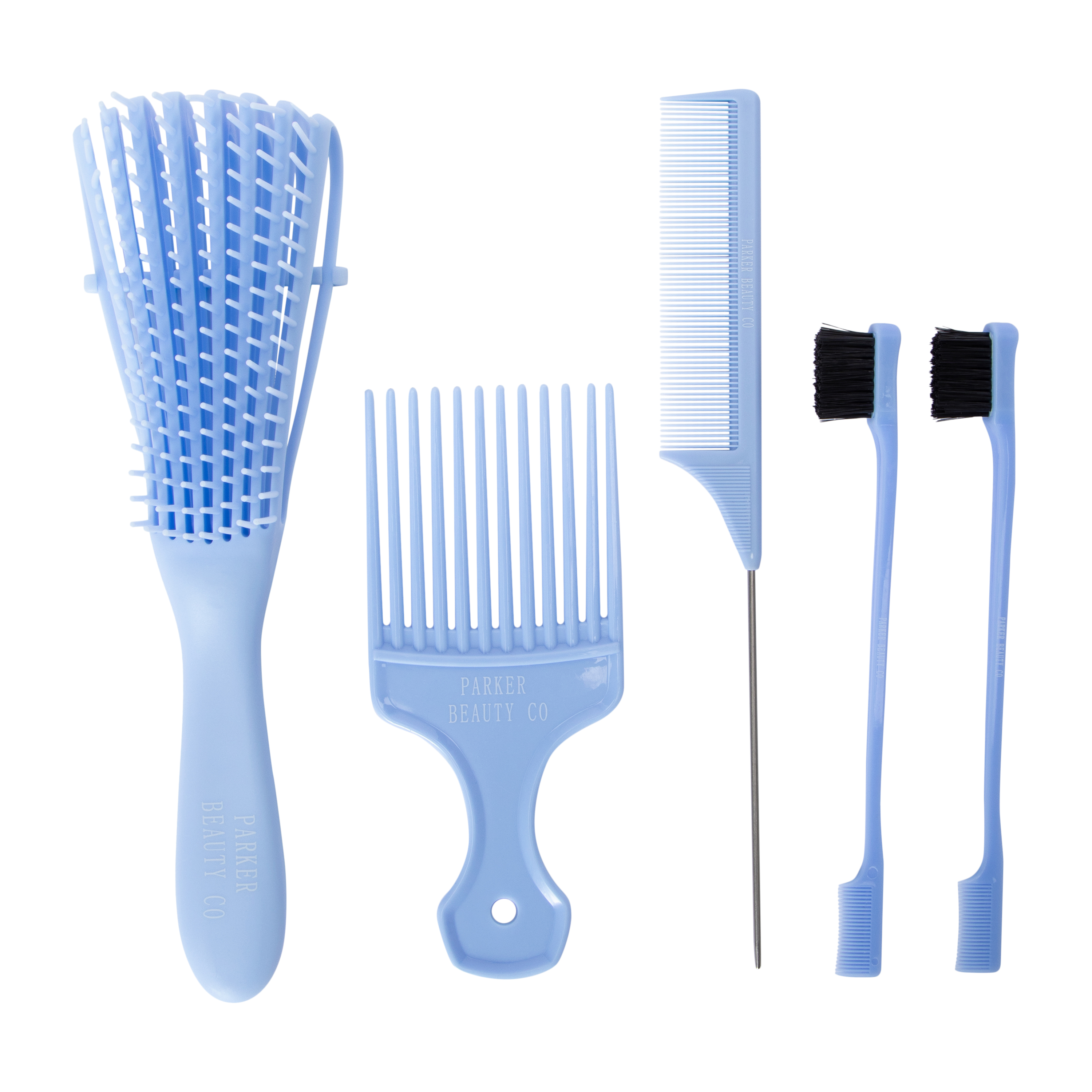 Detangling Hair Brush Kit 5-Pack
