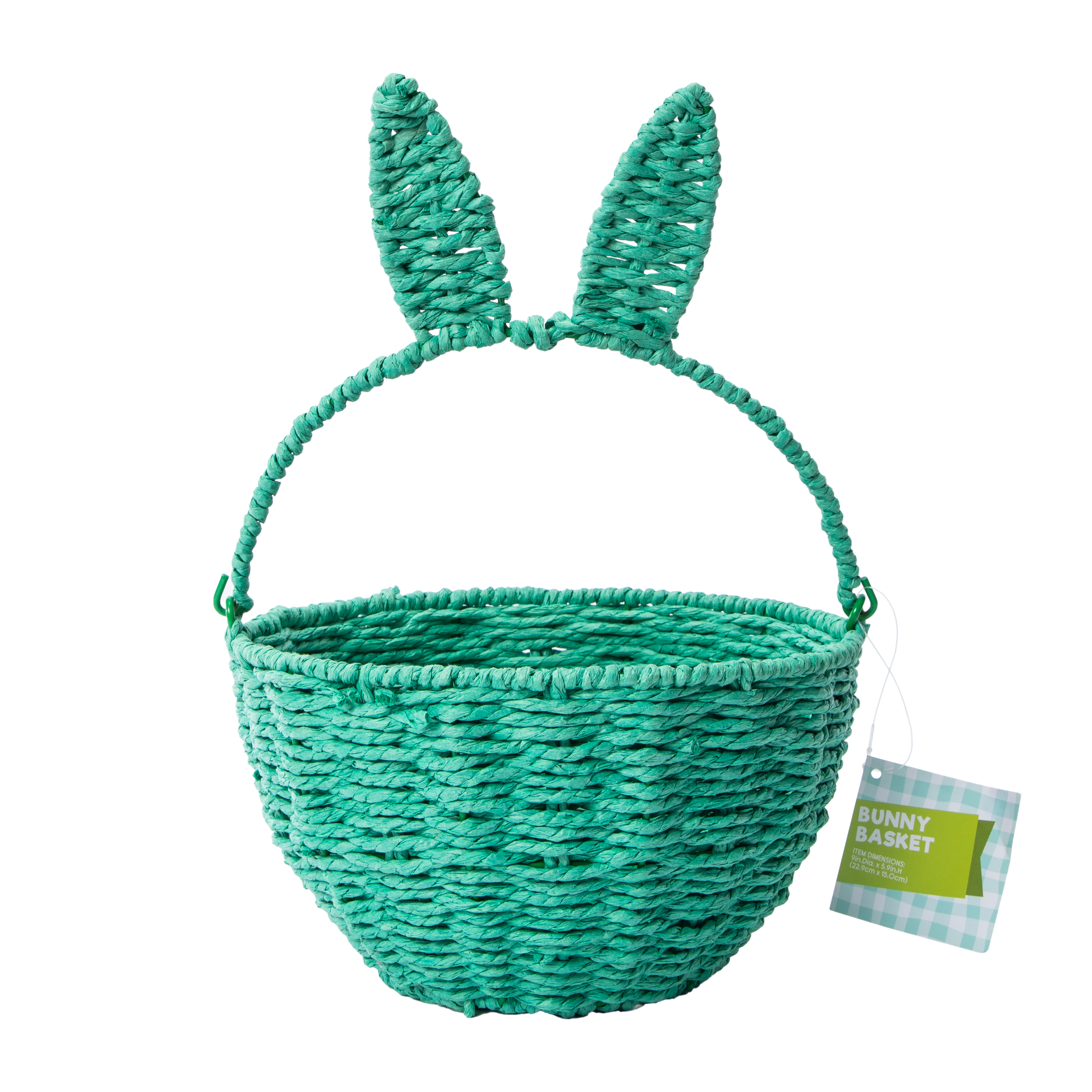 Woven Easter Bunny Ear Basket