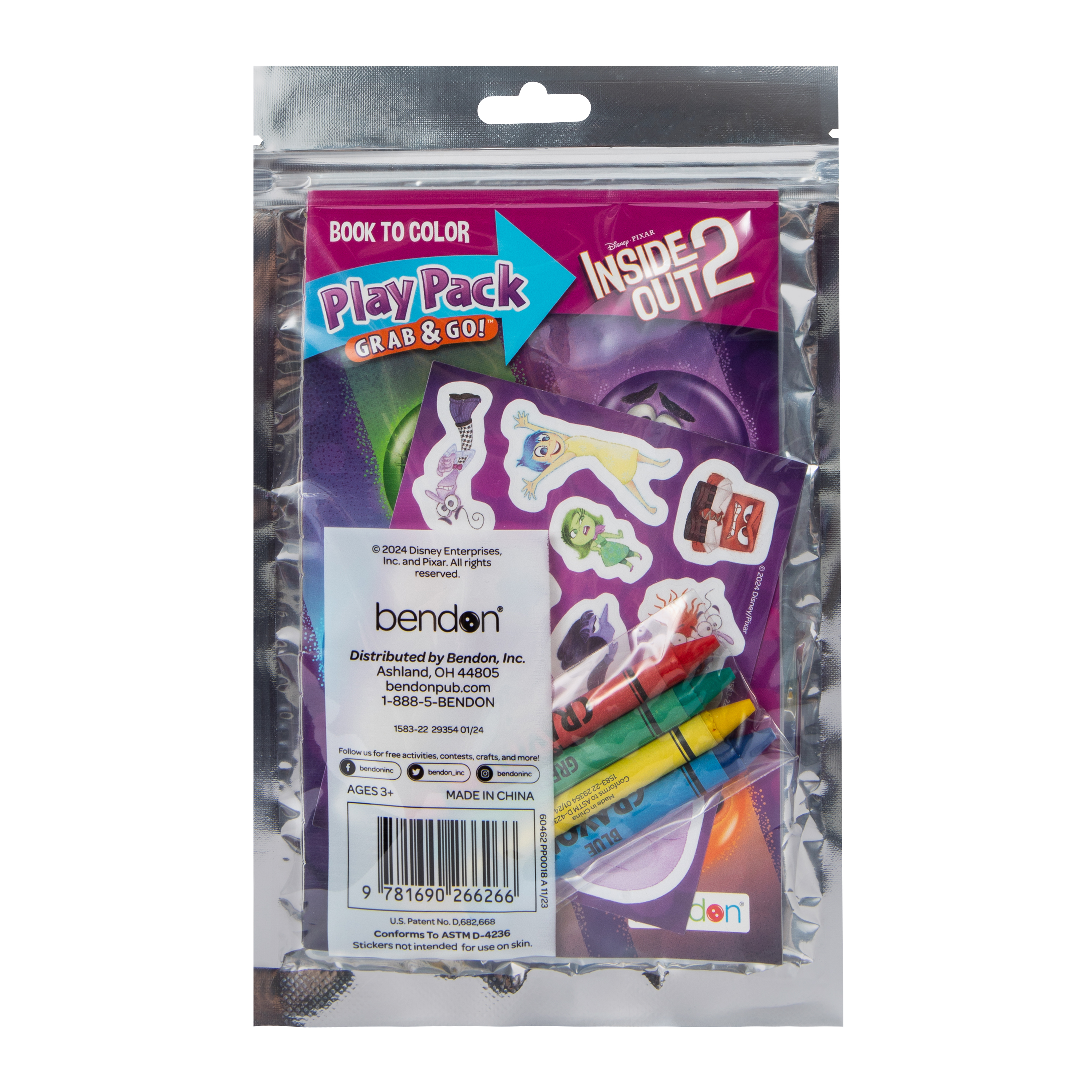 Disney Pixar Inside Out 2 Grab & Go!® Play Pack