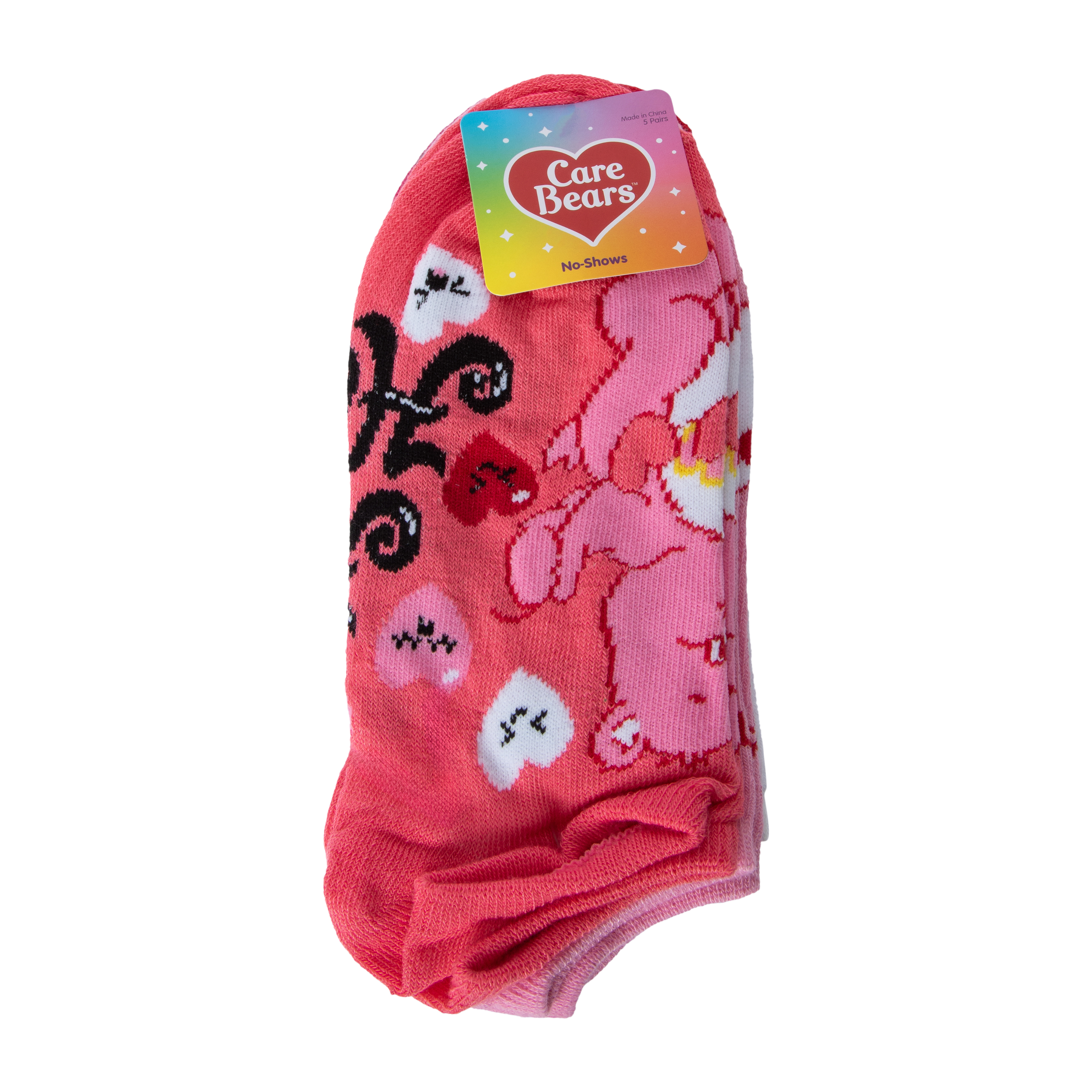 Care Bears No-Shows Socks 5-Pack