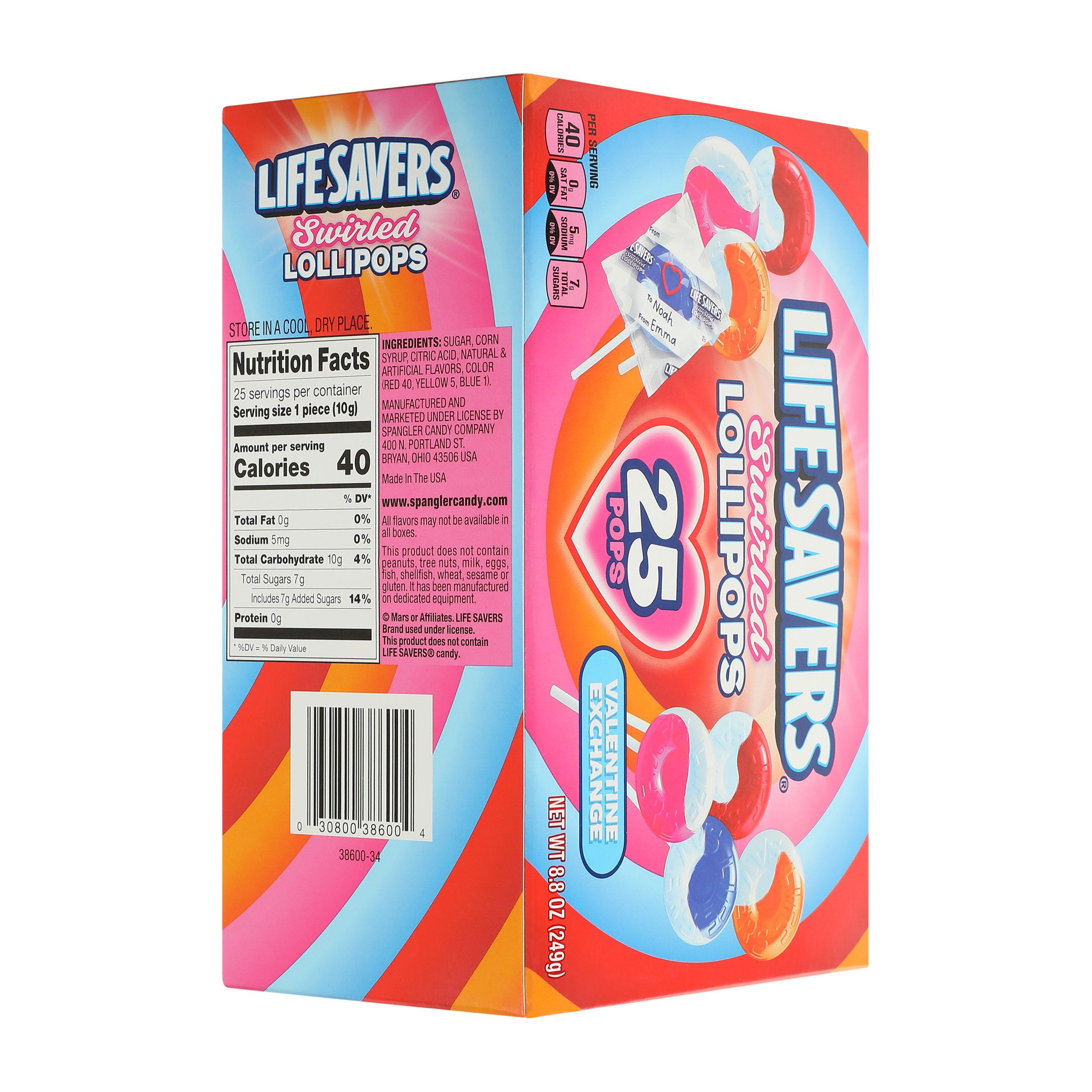Lifesavers® Valentine Exchange Swirled Lollipops 8.8oz