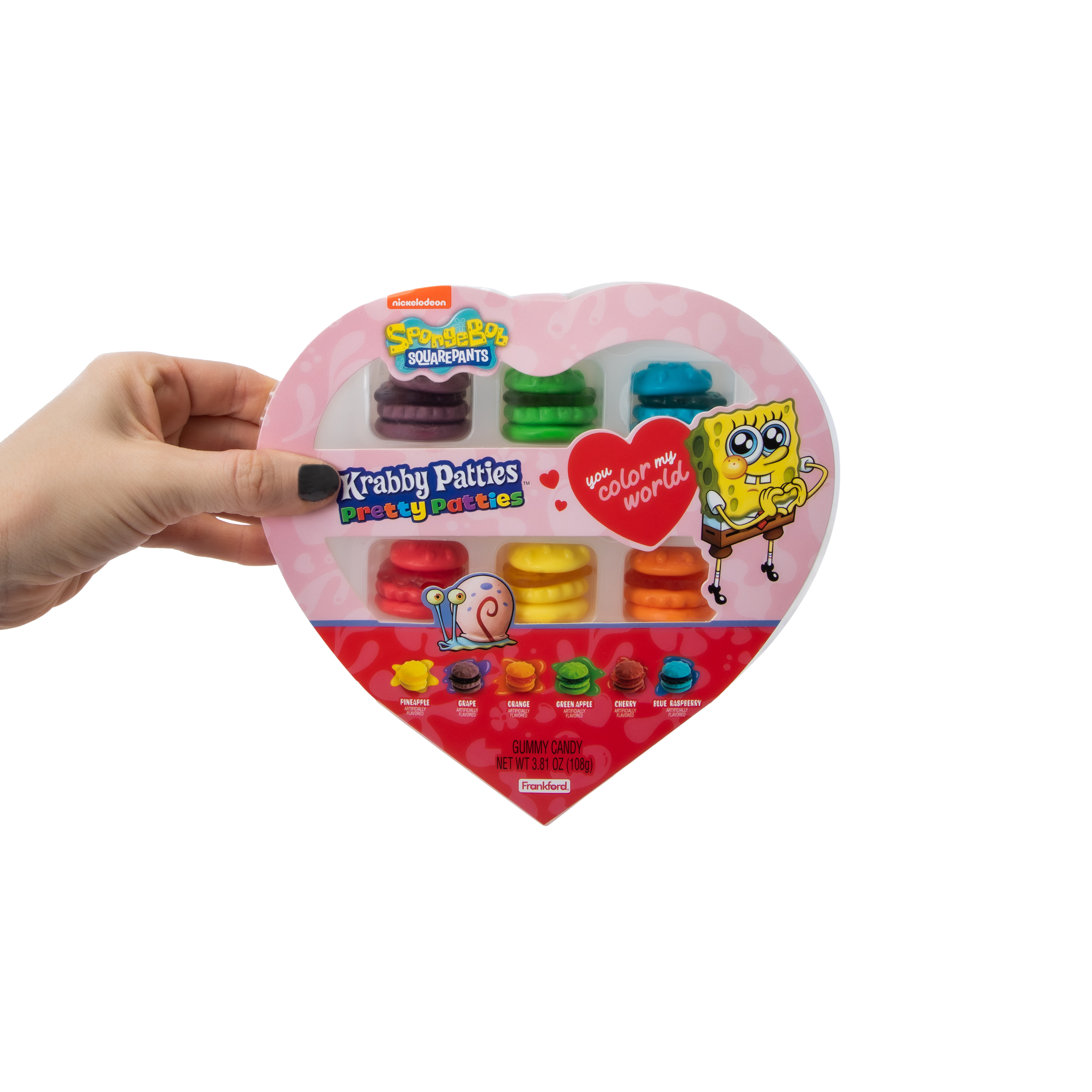 Krabby Patties Pretty Patties Gummy Candy 3.81oz