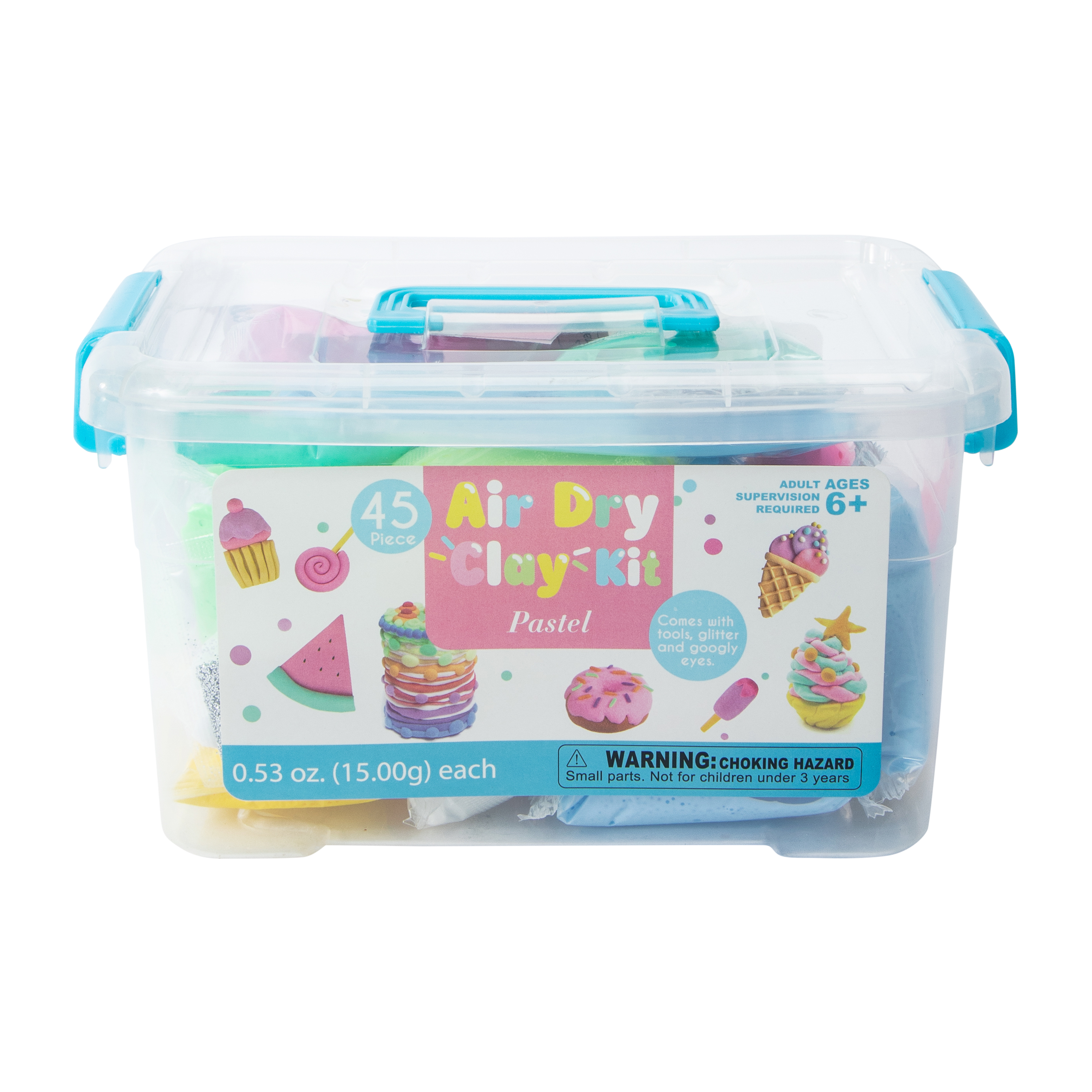 Air Dry Clay Pastel Kit 45-Piece | Five Below