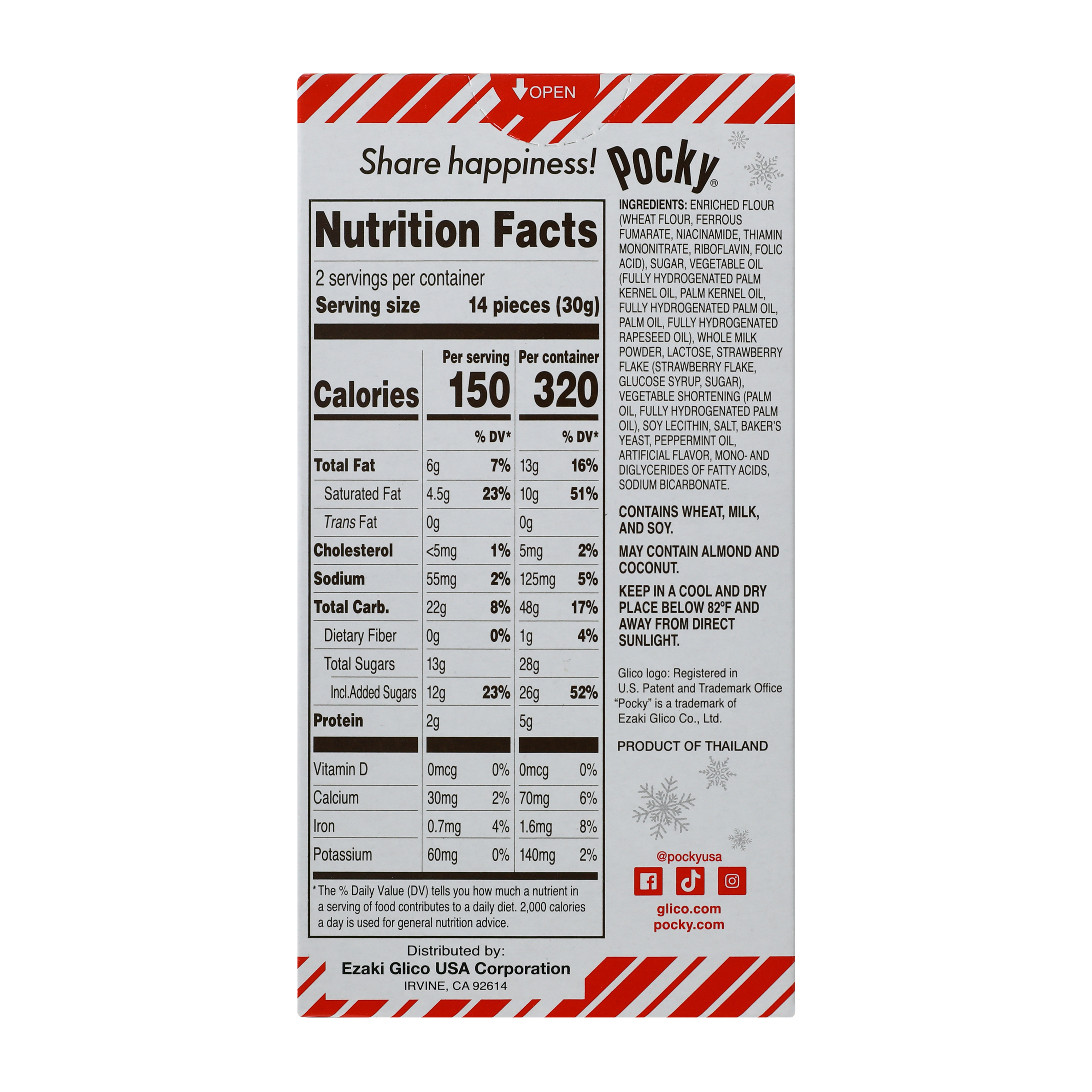 Limited Edition Pocky® Peppermint 2.36oz | Five Below