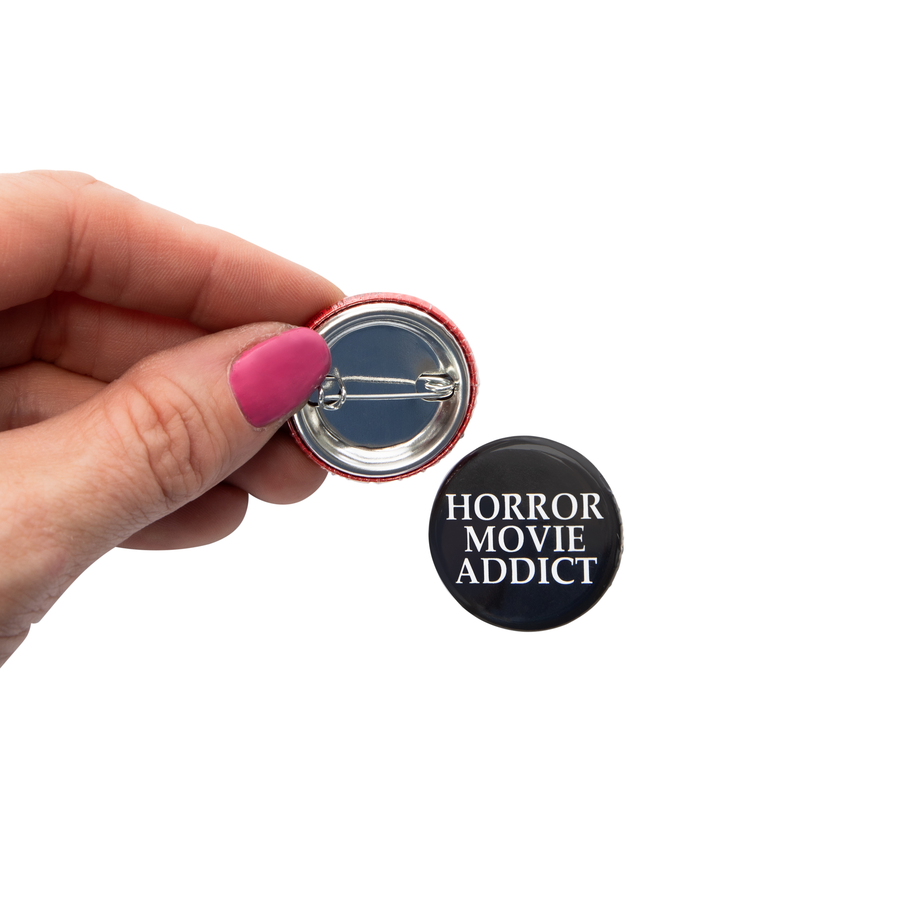 Funny Halloween Button Pins 2-Pack