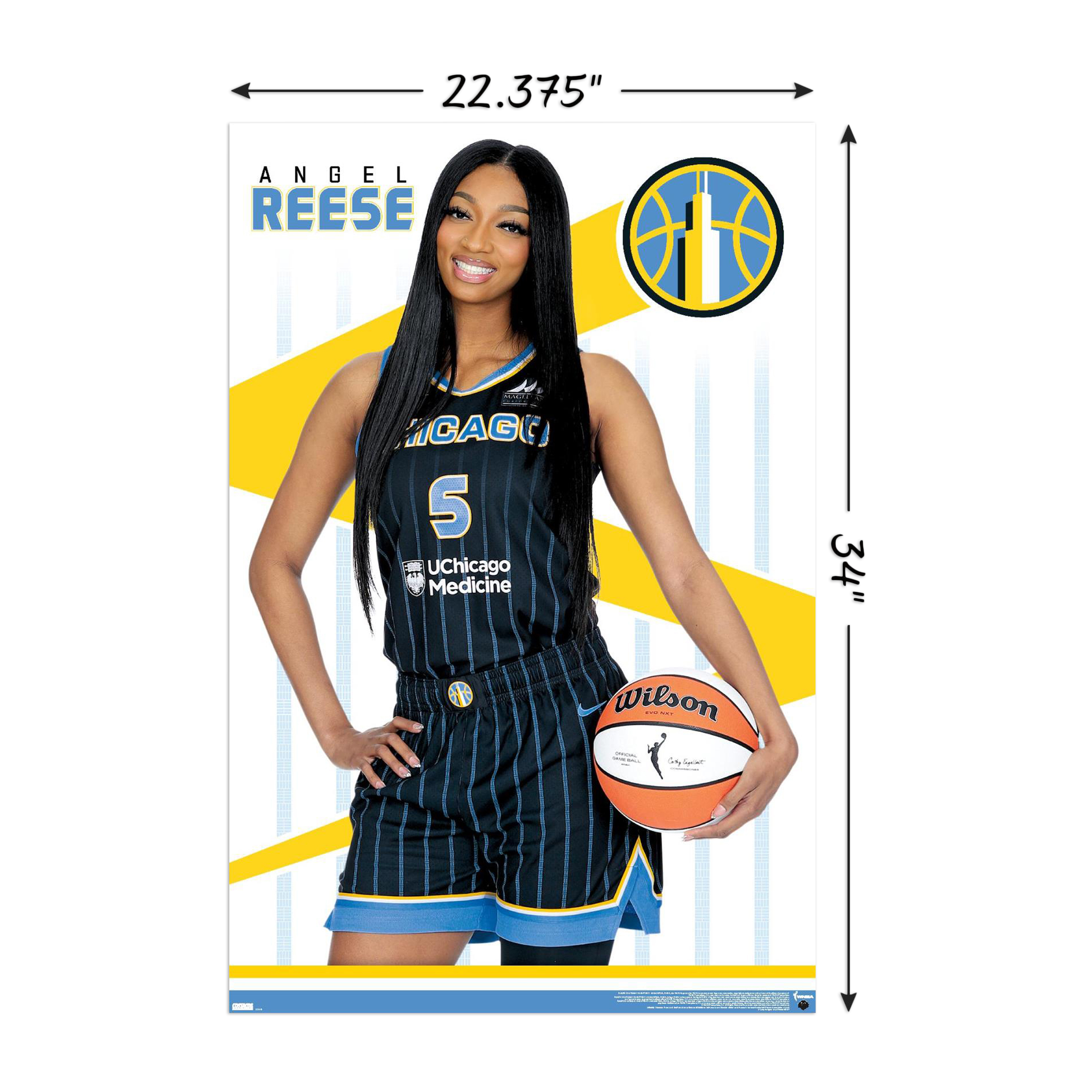 WNBA Angel Reese Wall Art Poster 22.3in x 34in