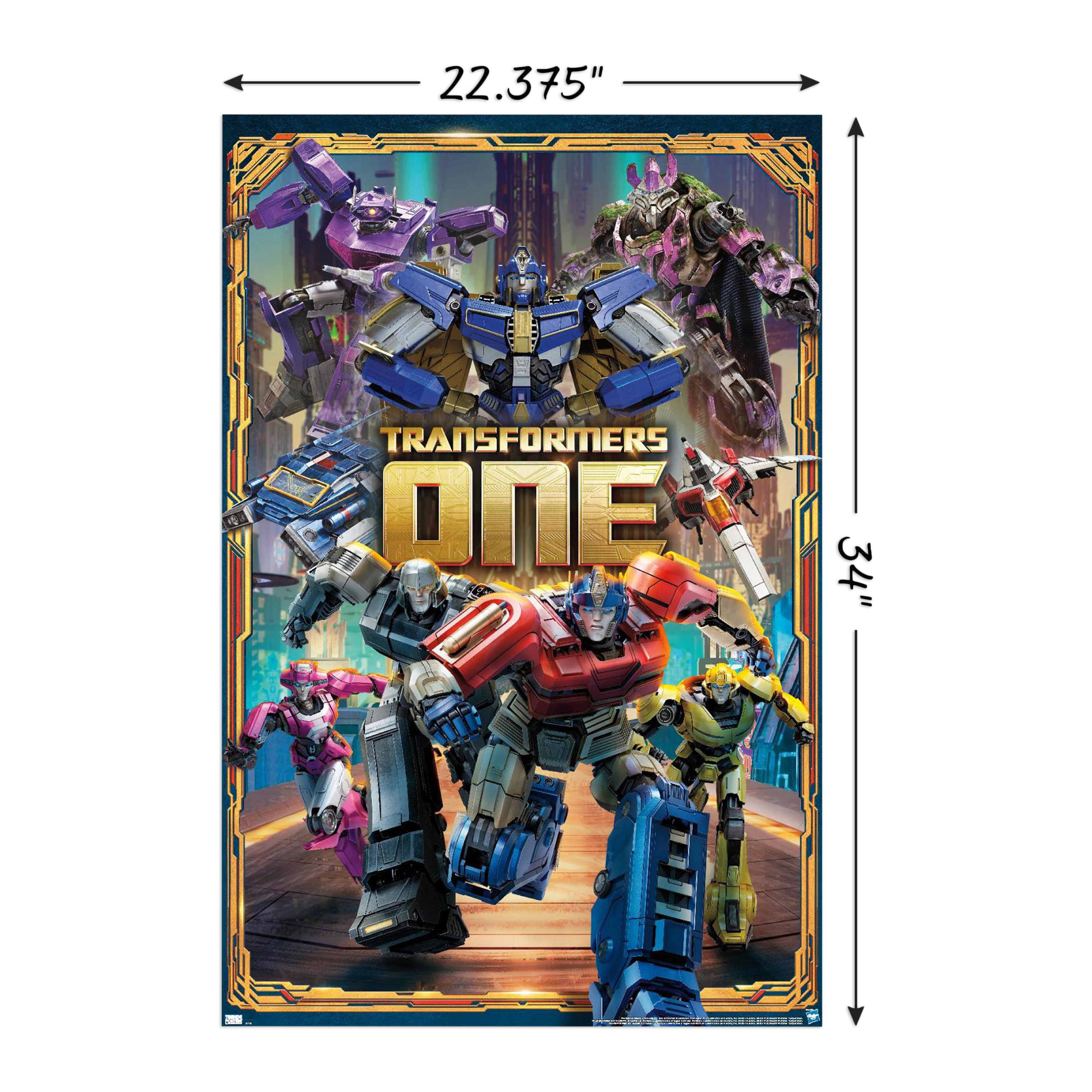 Transformers One Wall Art Poster 22.3in x 34in