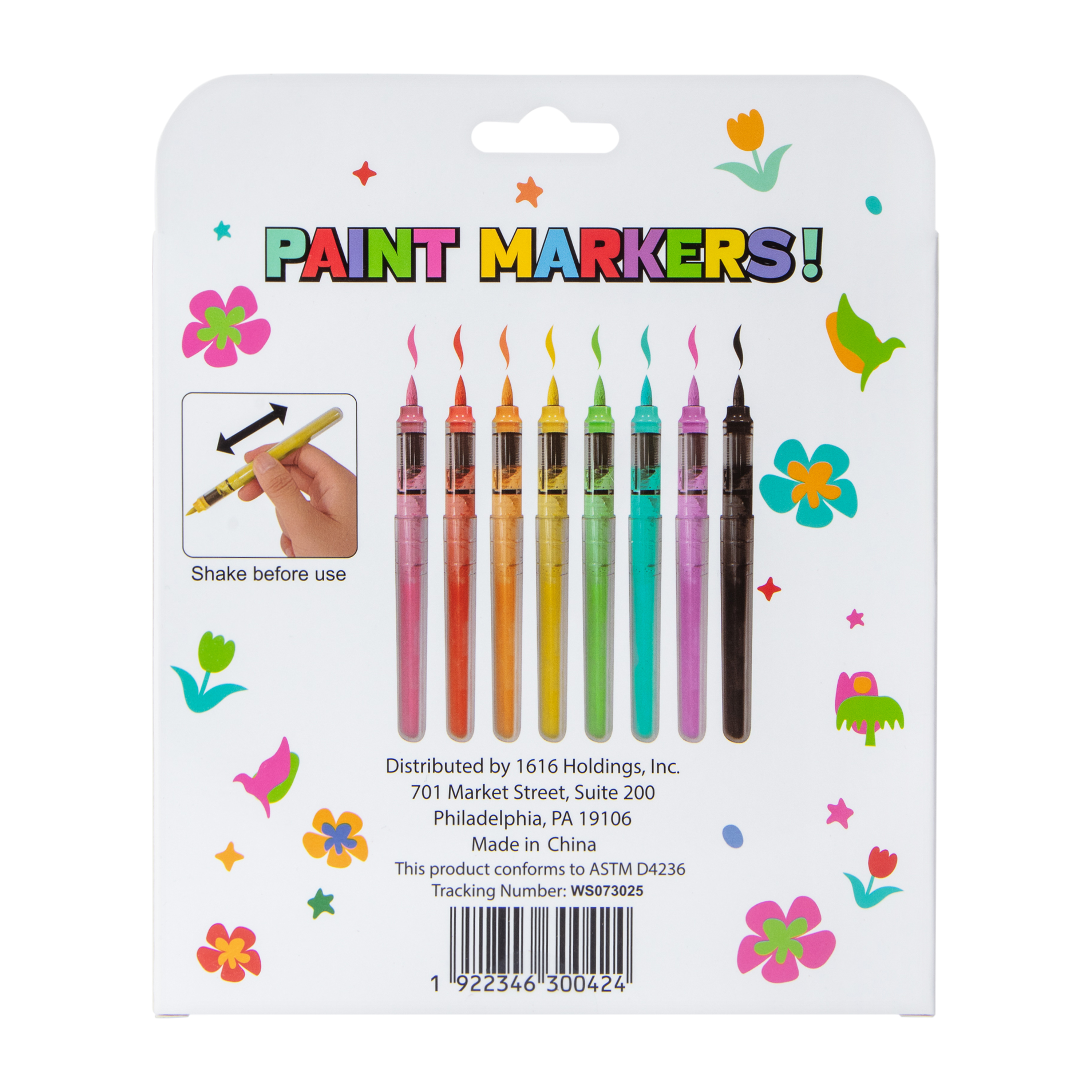 Acrylic Ink Paint Markers 8-Count