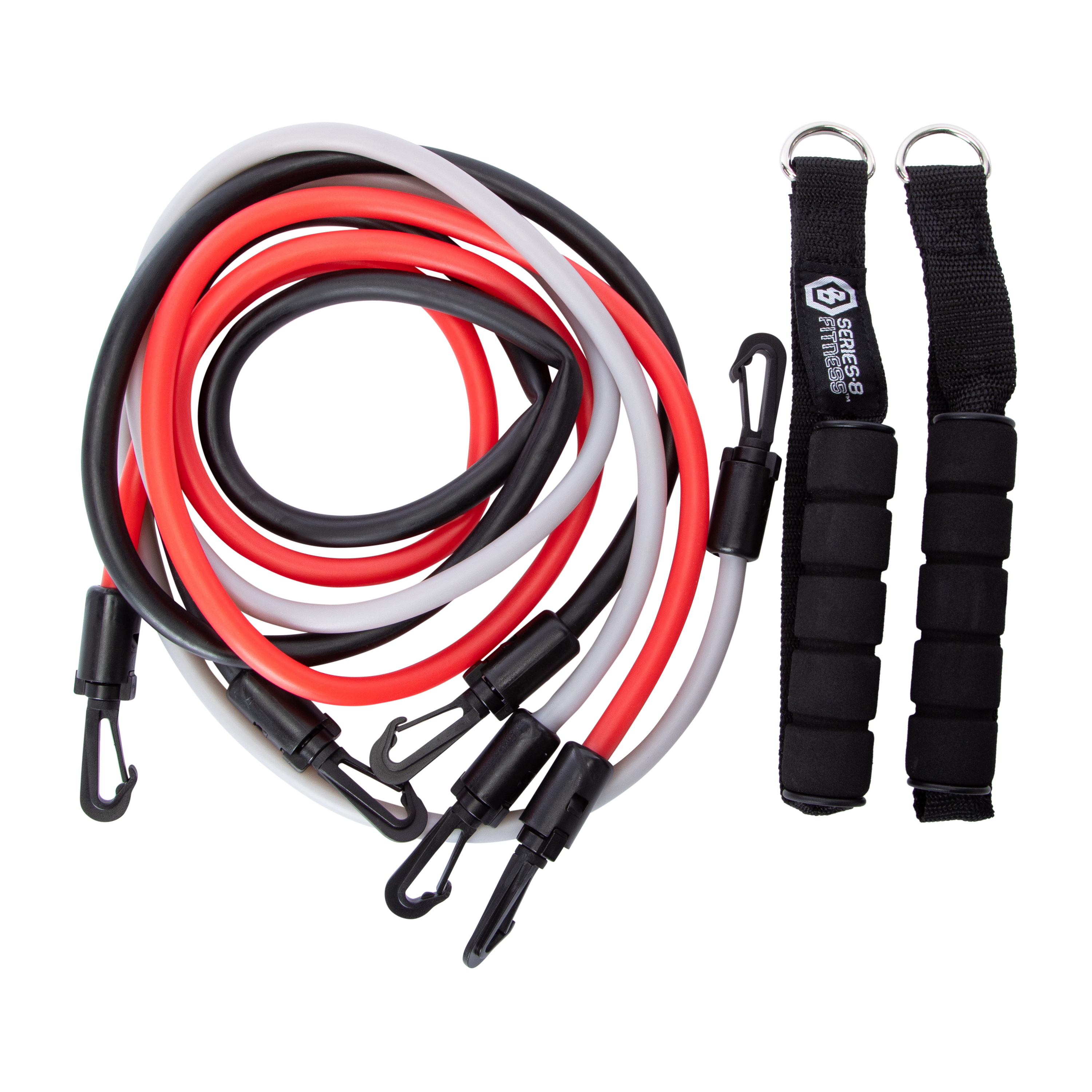 Series-8 Fitness™ Resistance Tube Kit 3-Pack