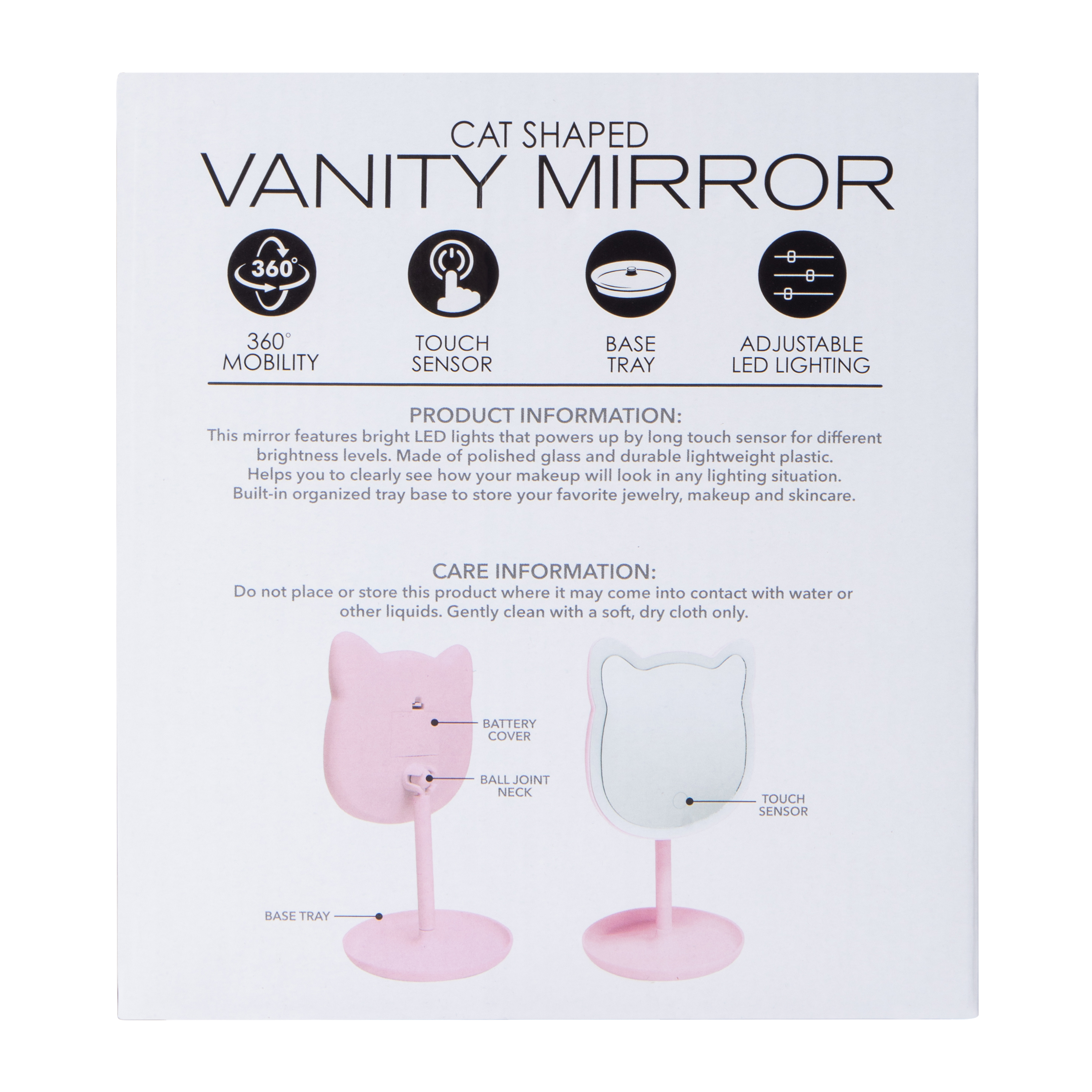 Cat Shaped Vanity Mirror