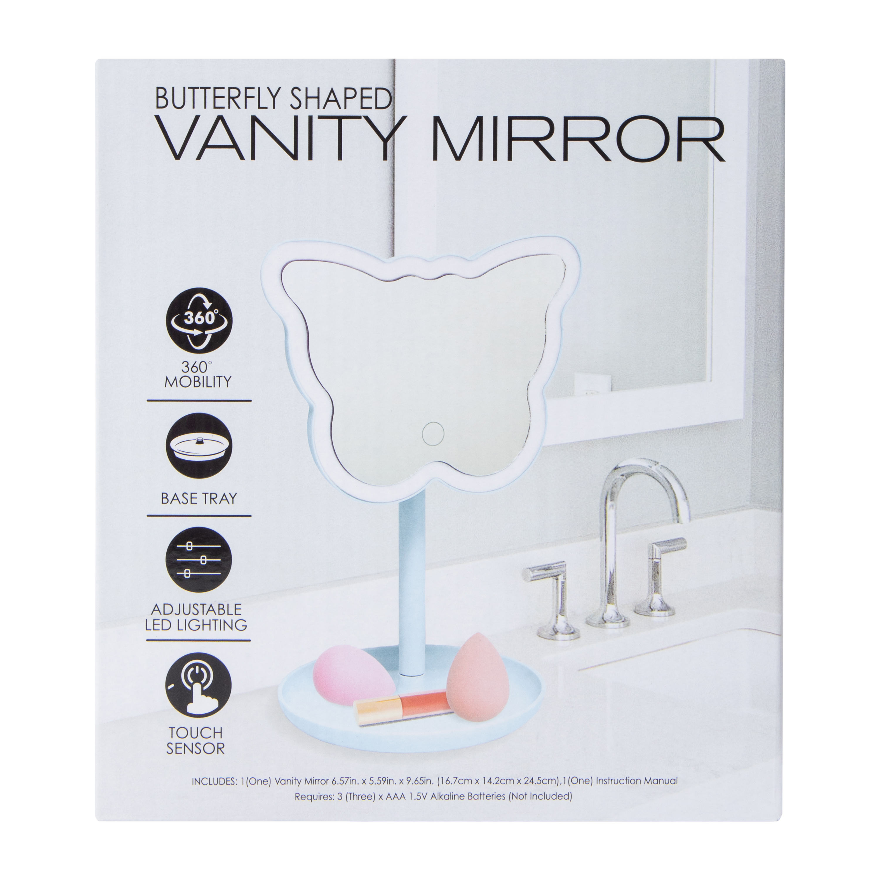 Butterfly Shaped Vanity Mirror