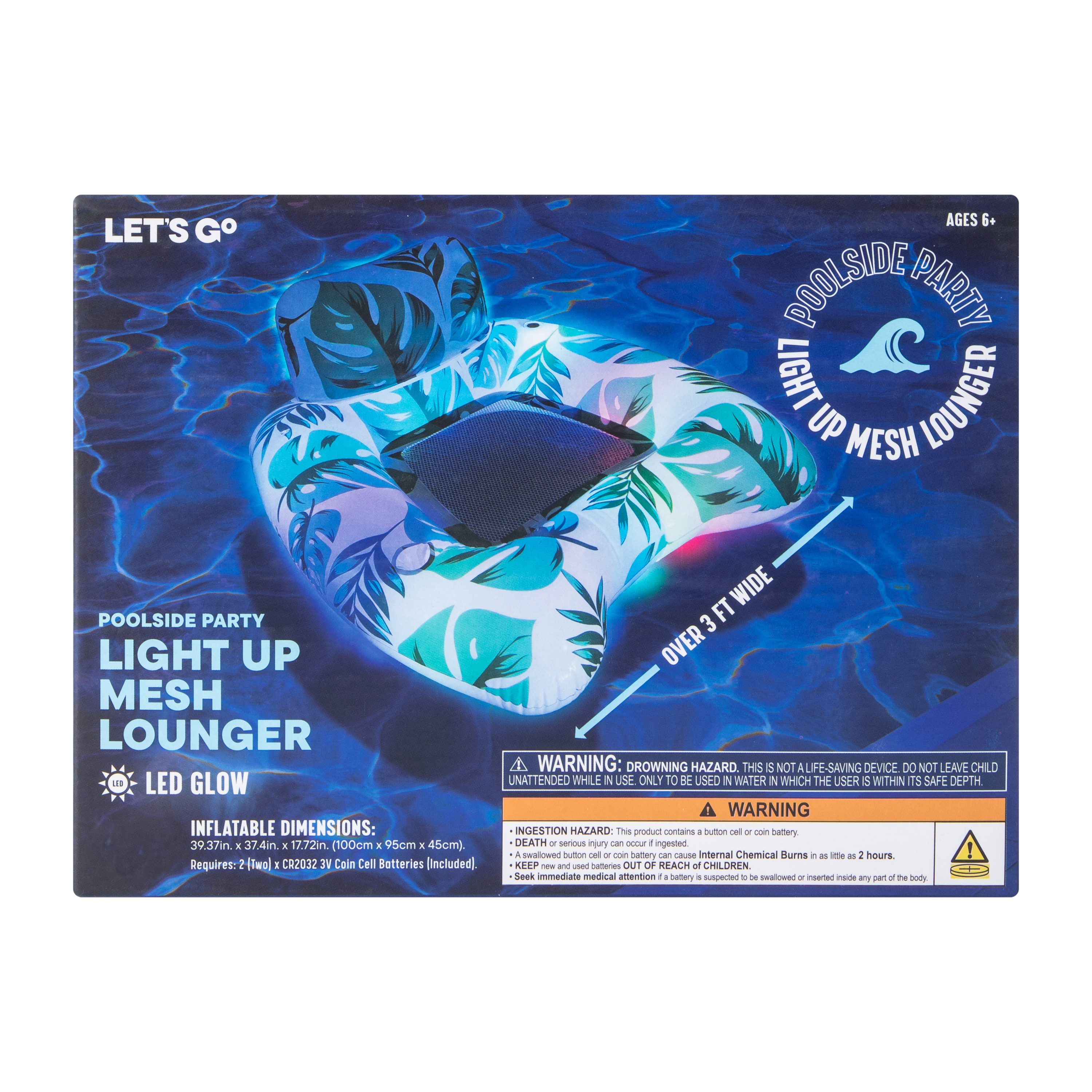 Light Up Mesh Lounger