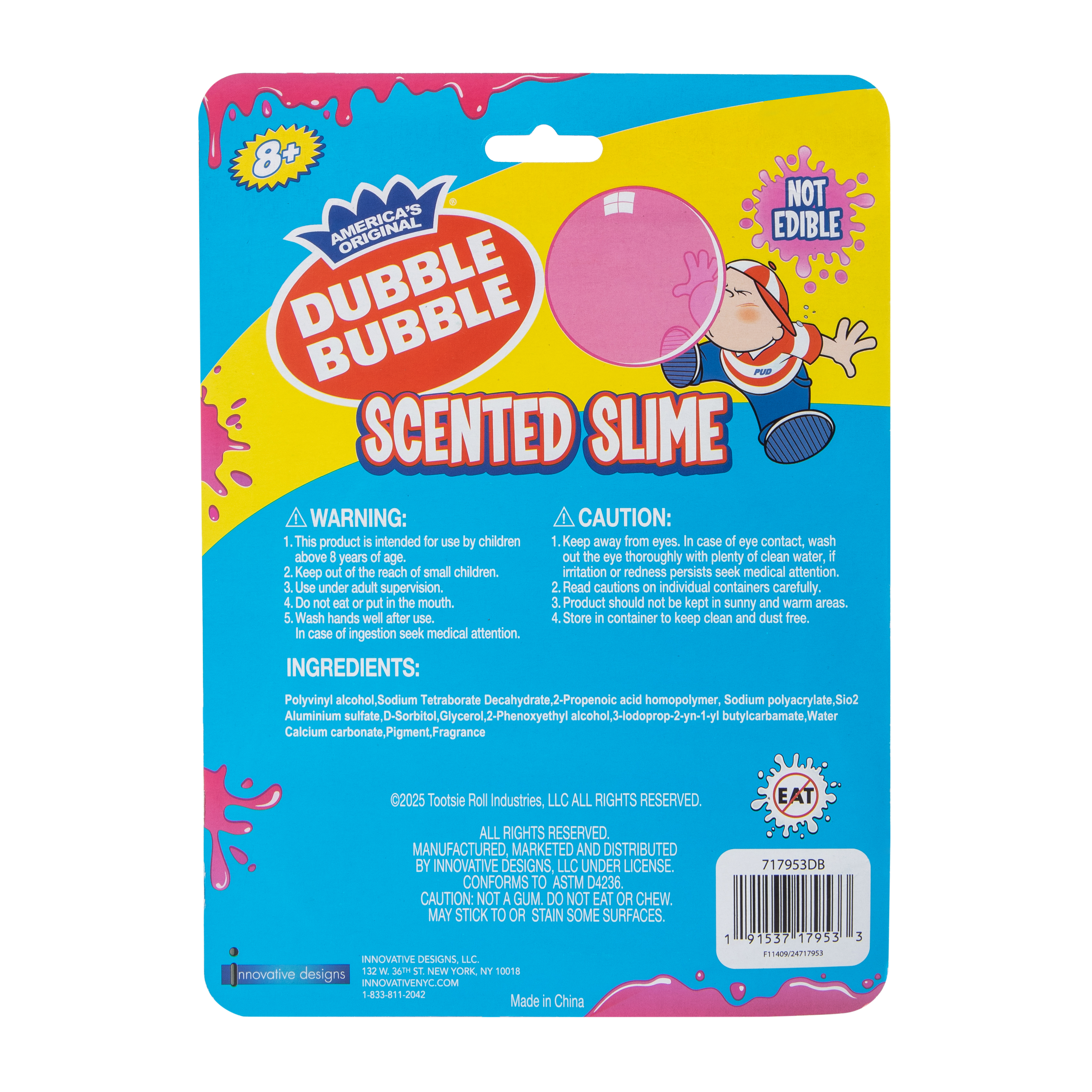Dubble Bubble® Slime With Mix-Ins 2.47oz
