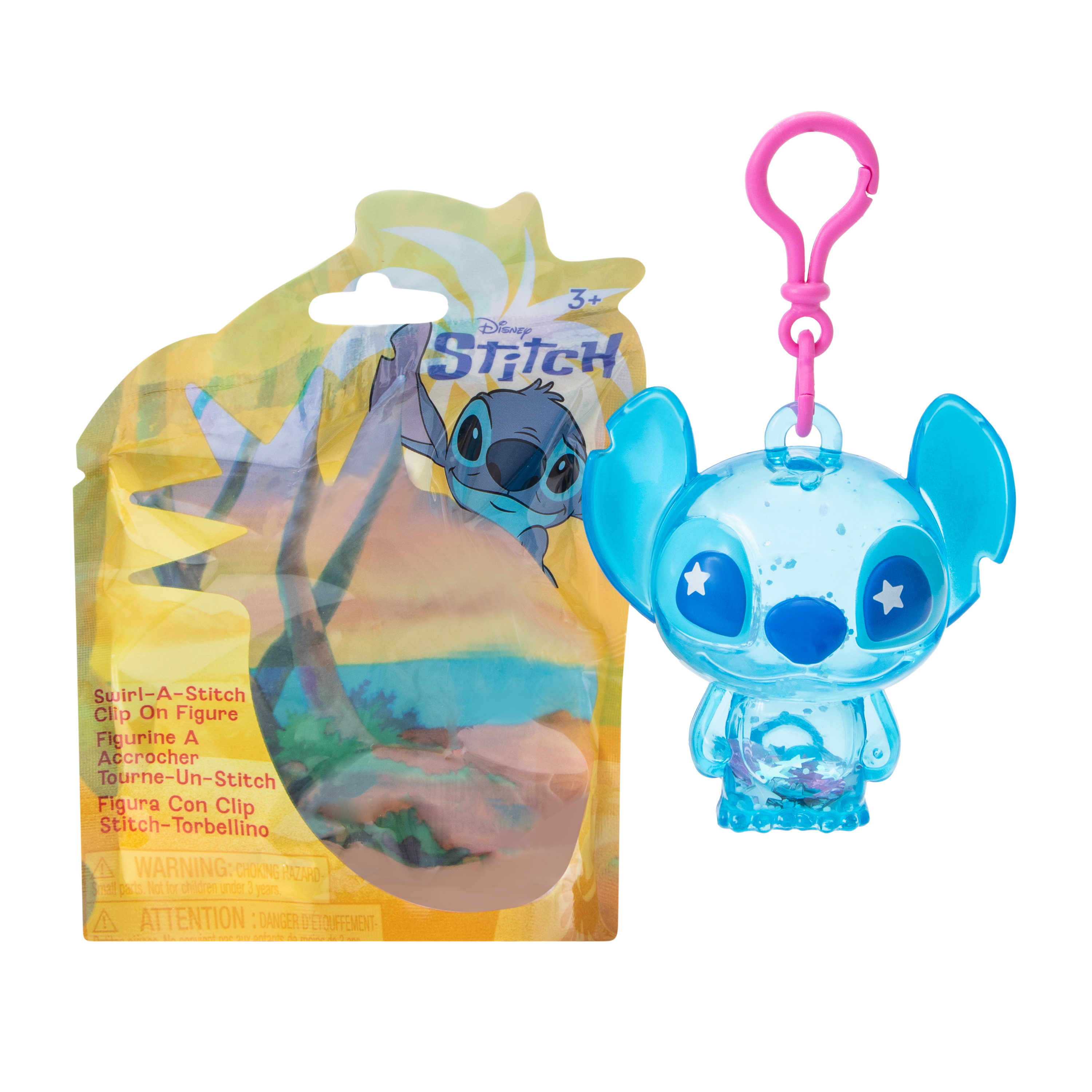 Disney Stitch Swirl-A-Stitch Clip On Figure