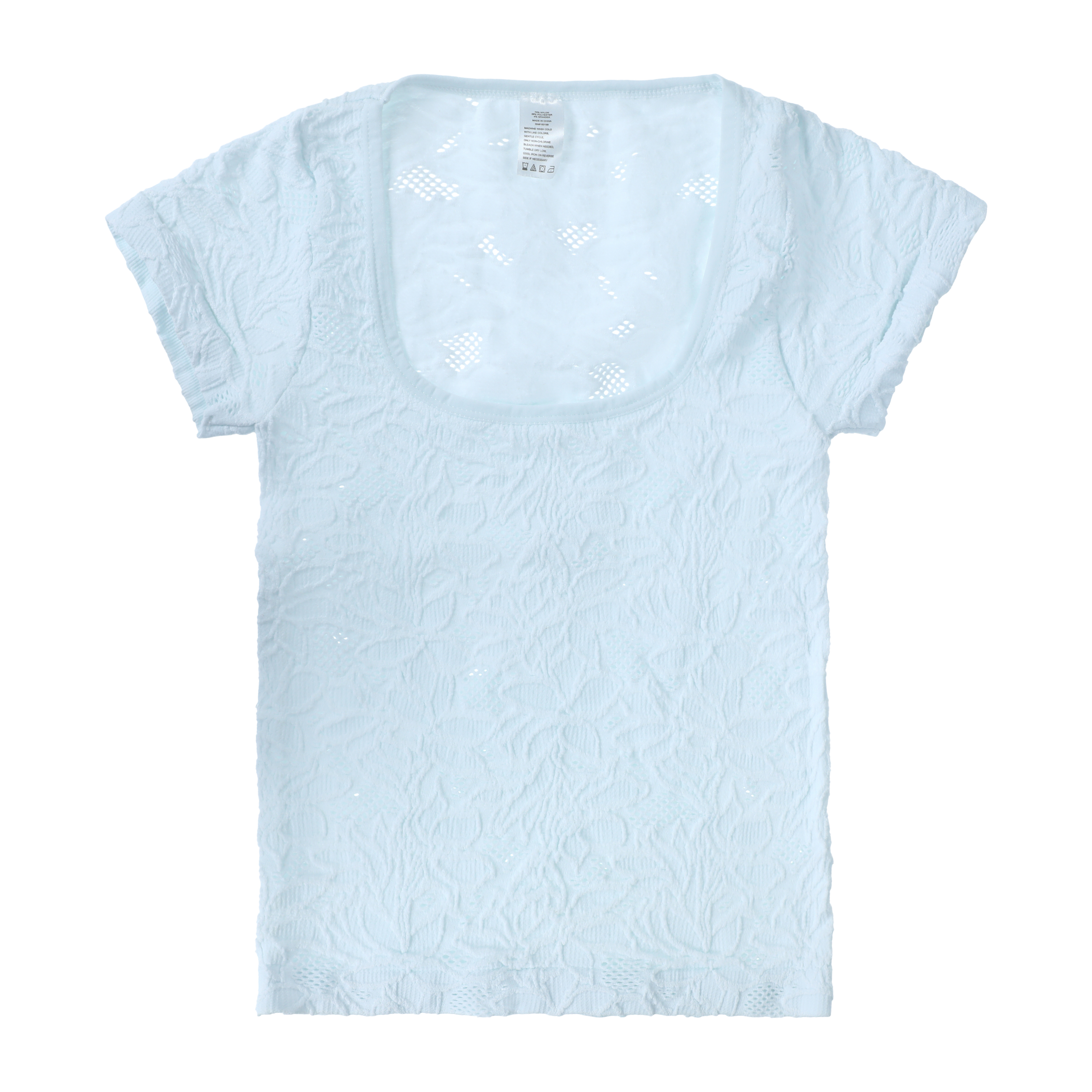 Juniors Jacquard Seamless Top