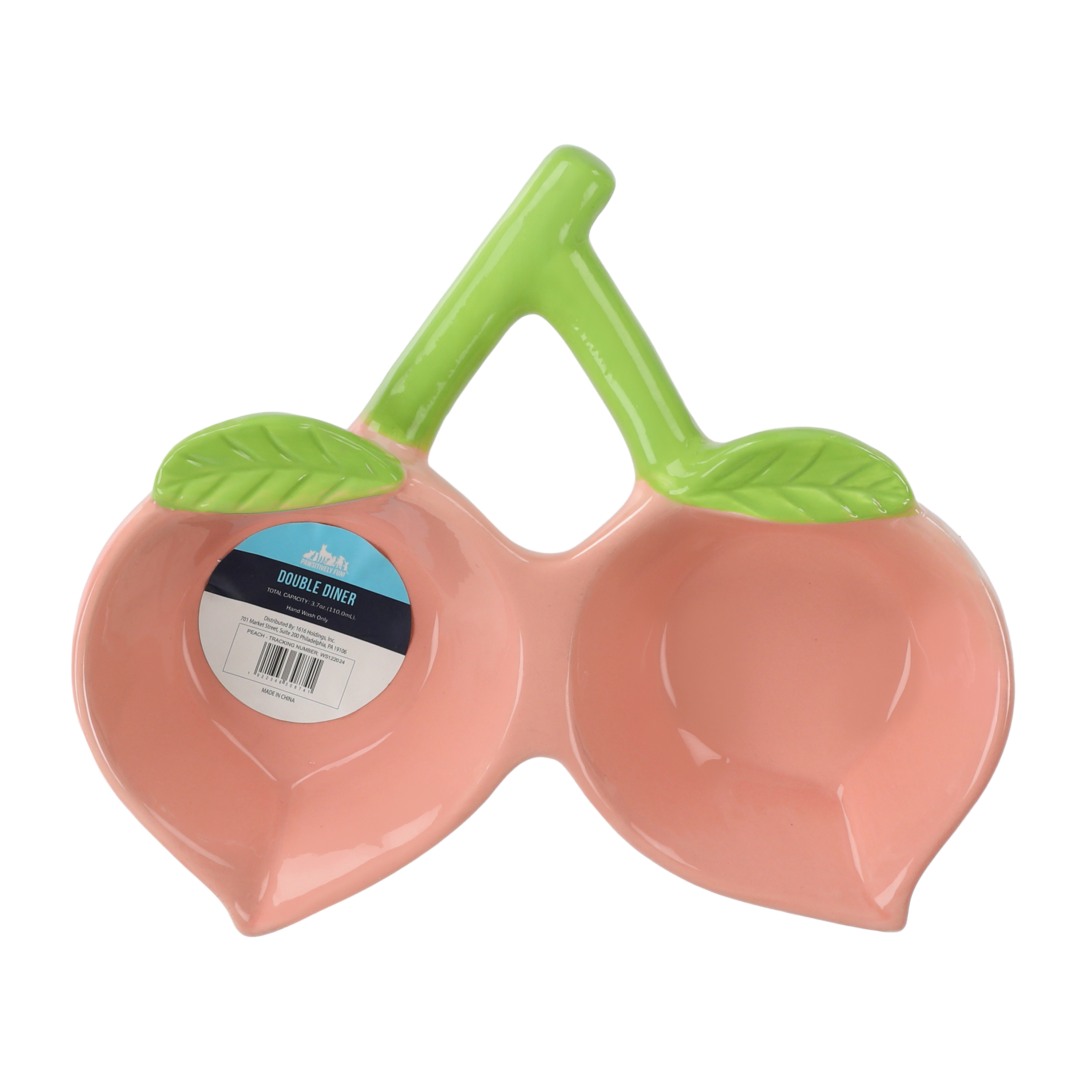 Pet Ceramic Double Diner Bowl 5.8oz | Five Below