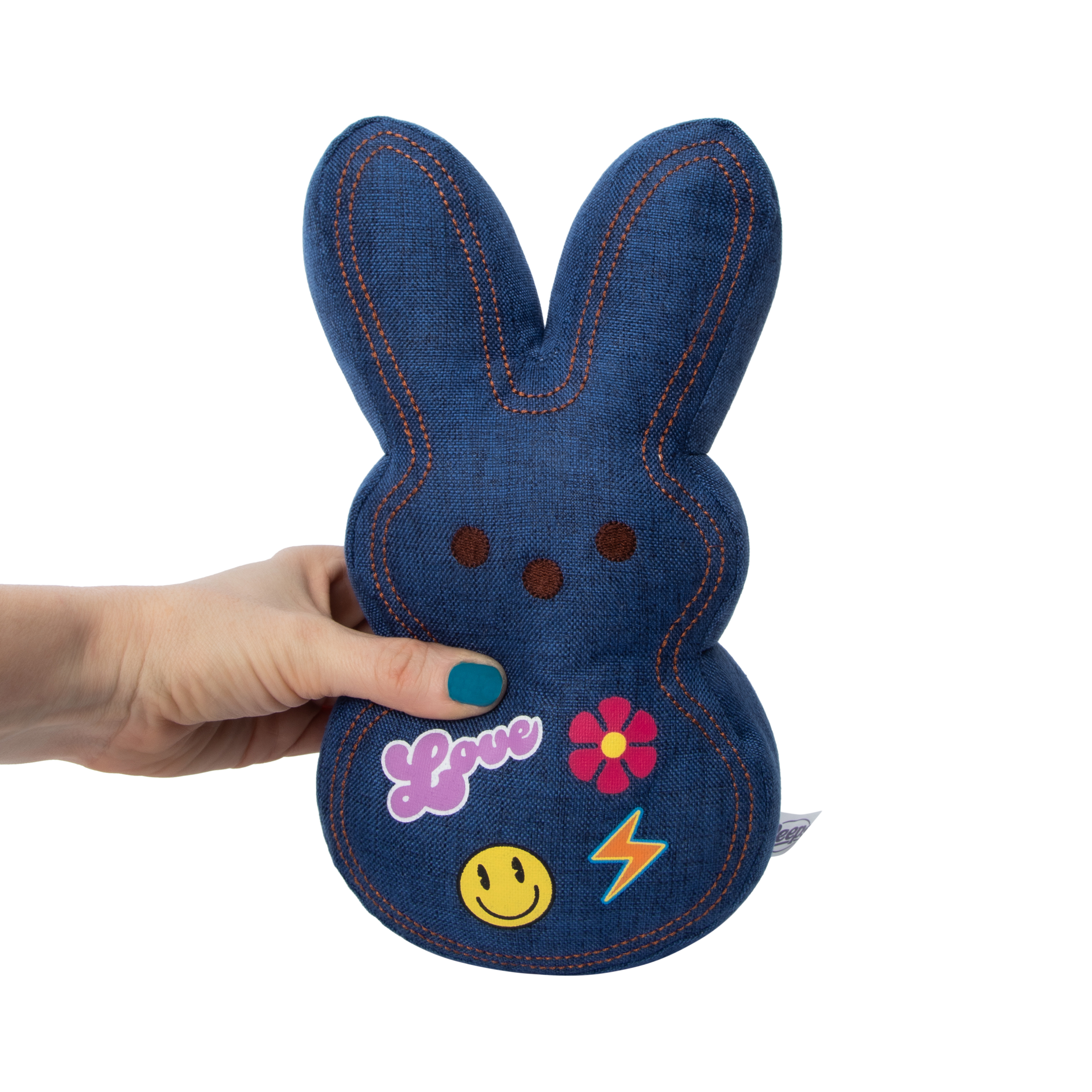 Peeps® Denim Bunny Plush Five Below