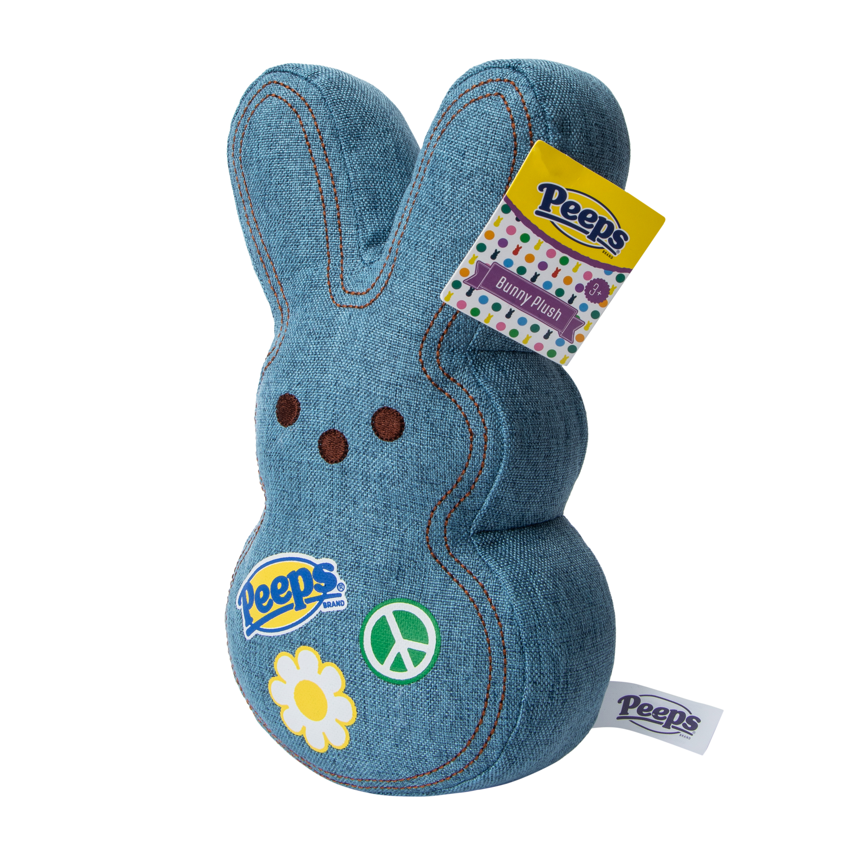 Peeps® Denim Bunny Plush Five Below