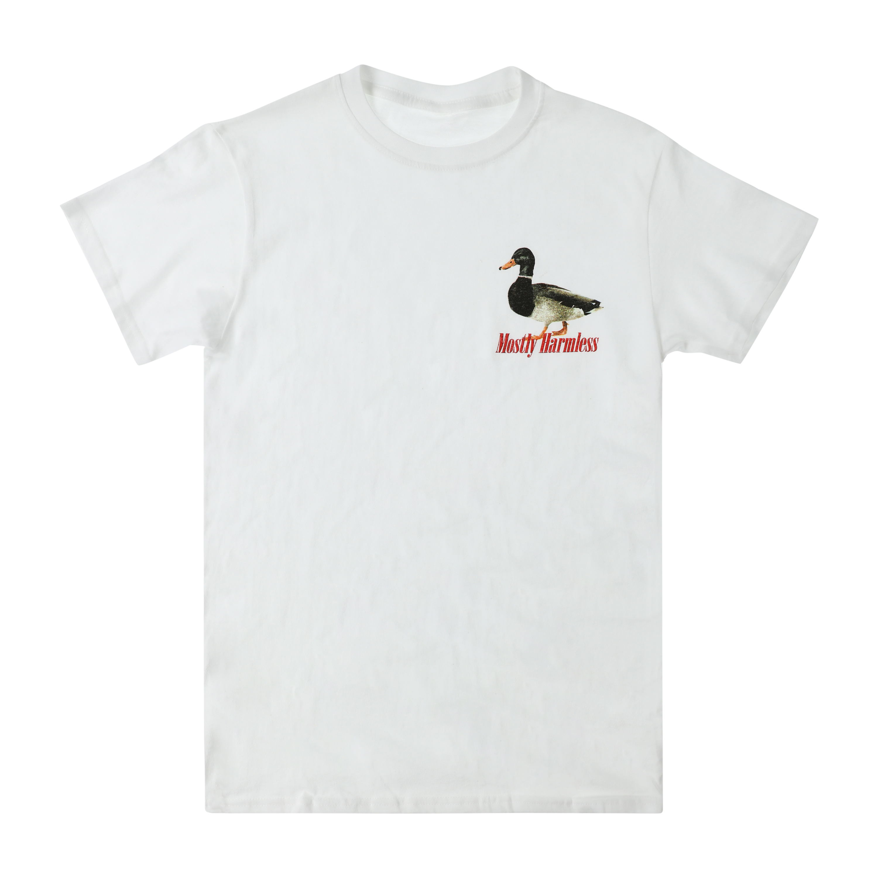★ SHALOM★ White Duck In Trouble Tee Don't Duck With Me Tee – Bad Addiction Boutique