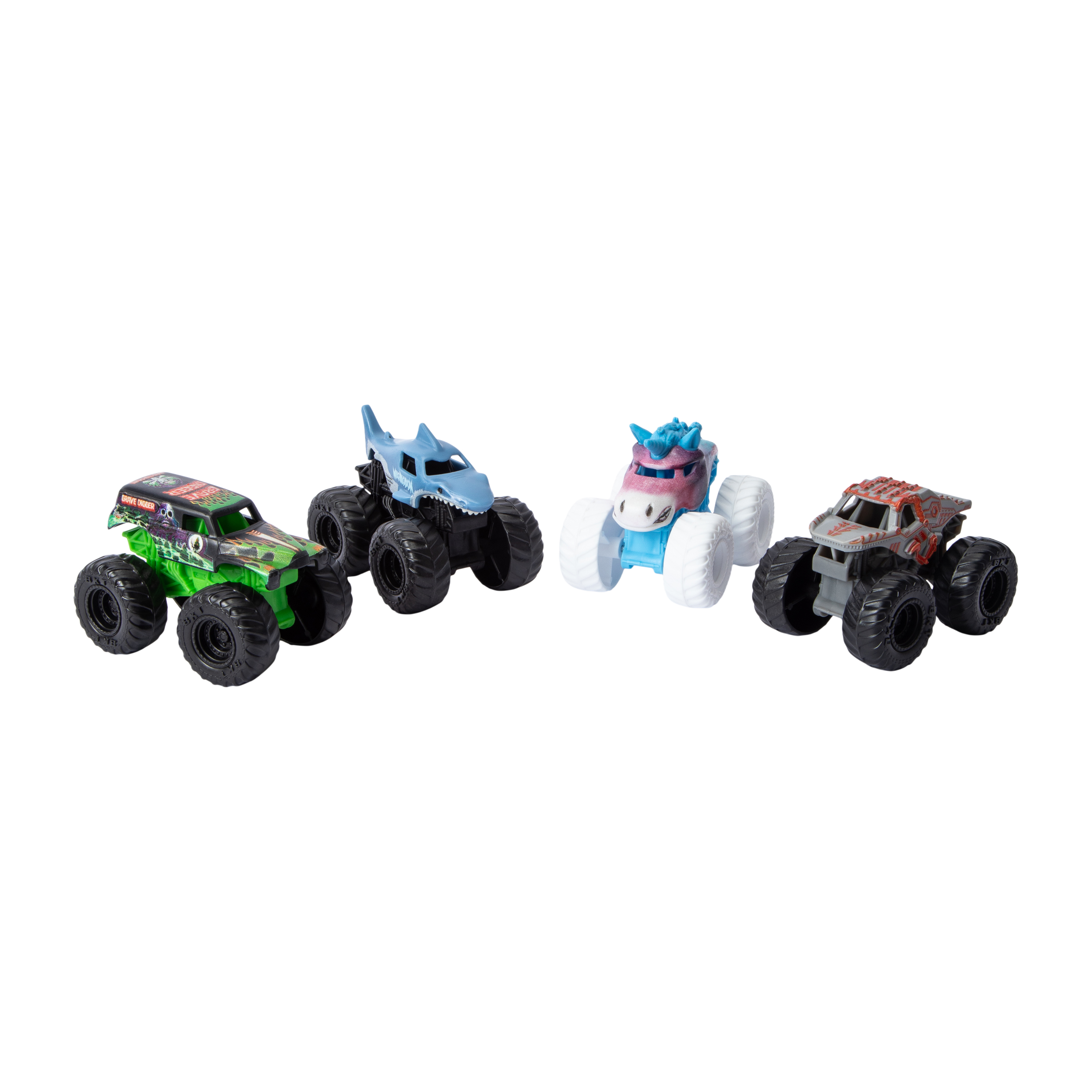 Monster Jam Toy Set 4-Pack