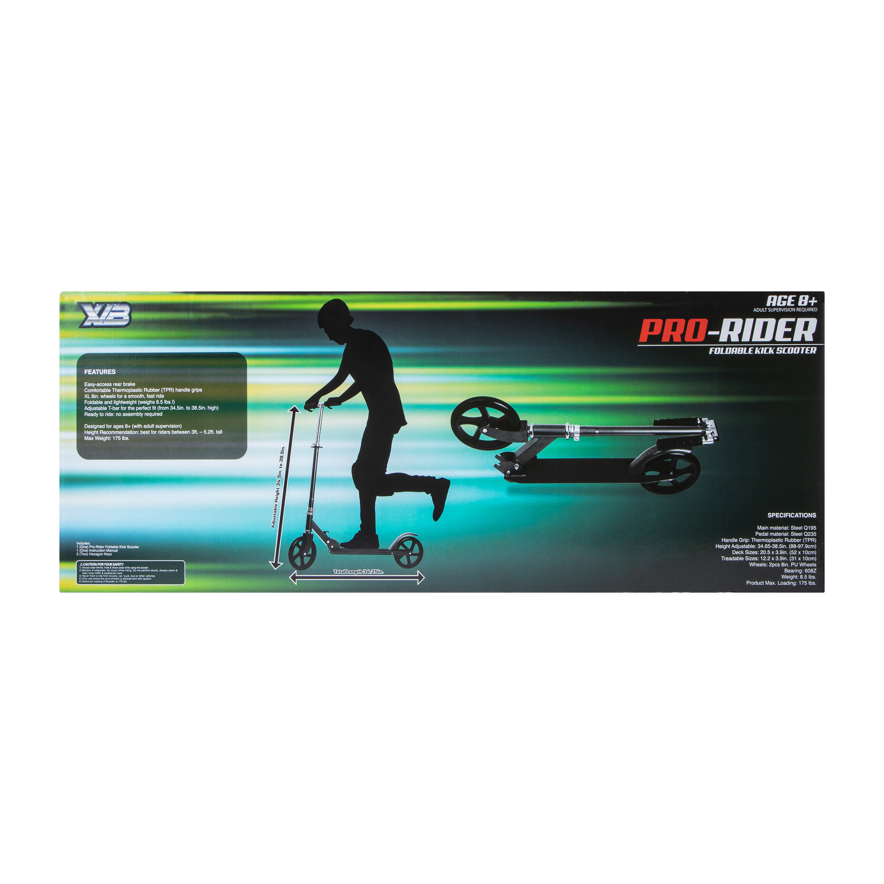 XVB™ Pro-Rider Foldable Kick Scooter | Five Below