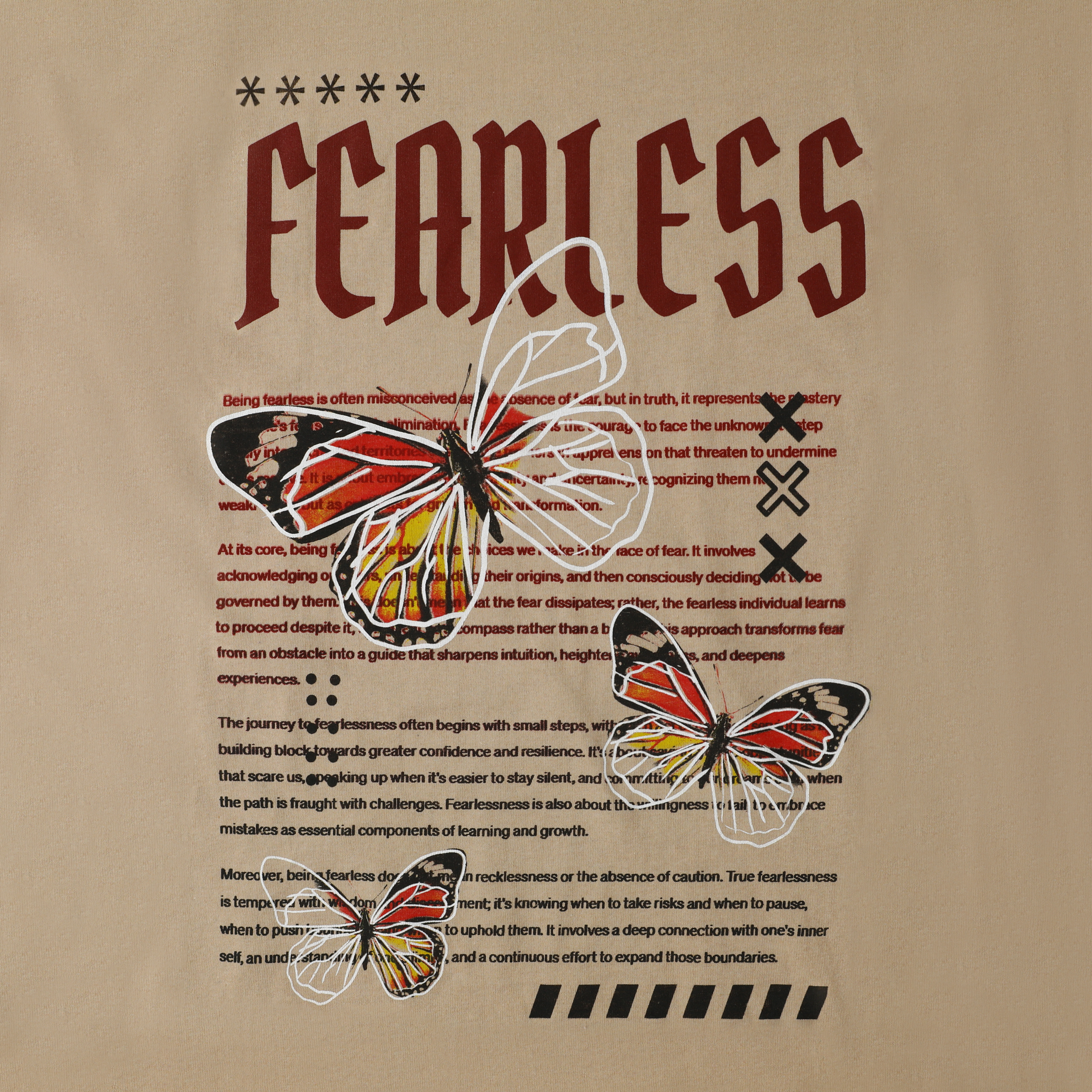Fearless Butterfly Graphic Tee