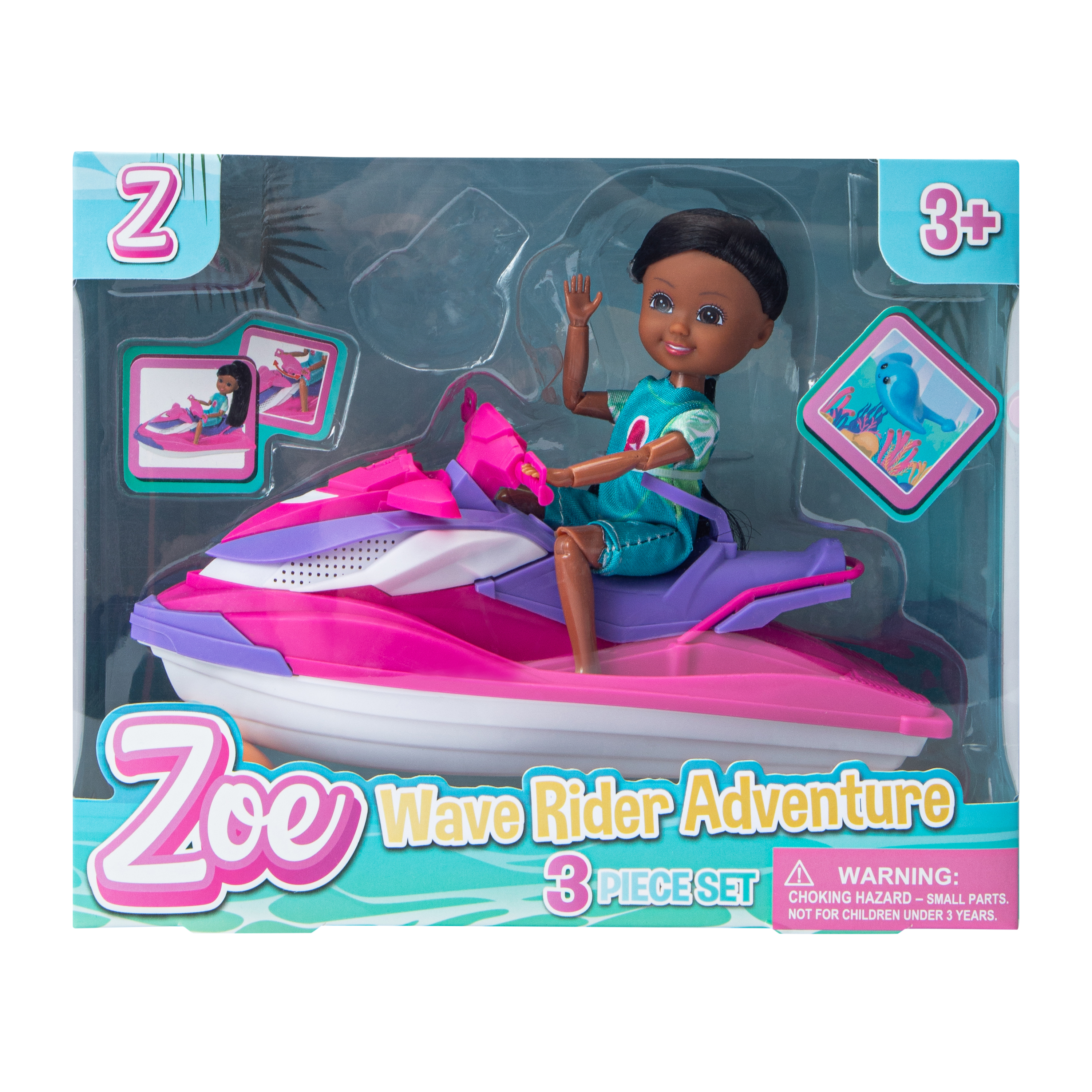 Zoe Wave Rider Adventure Toy Set 3-Piece