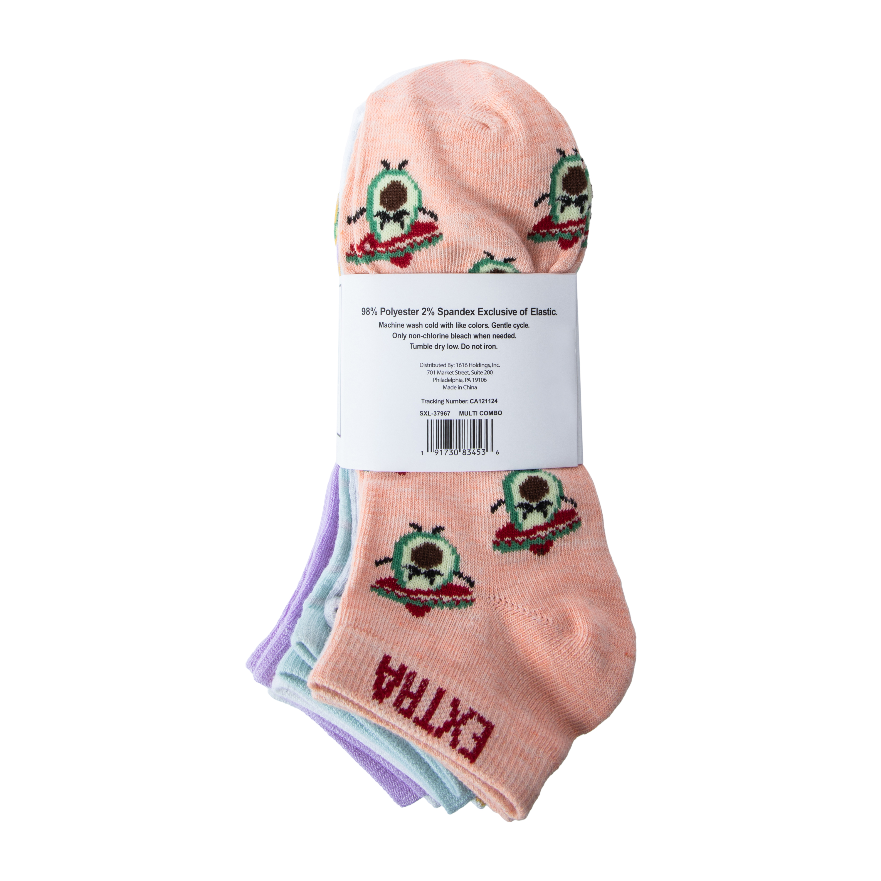 Juniors Foodie Low Cut Socks 10-Pairs