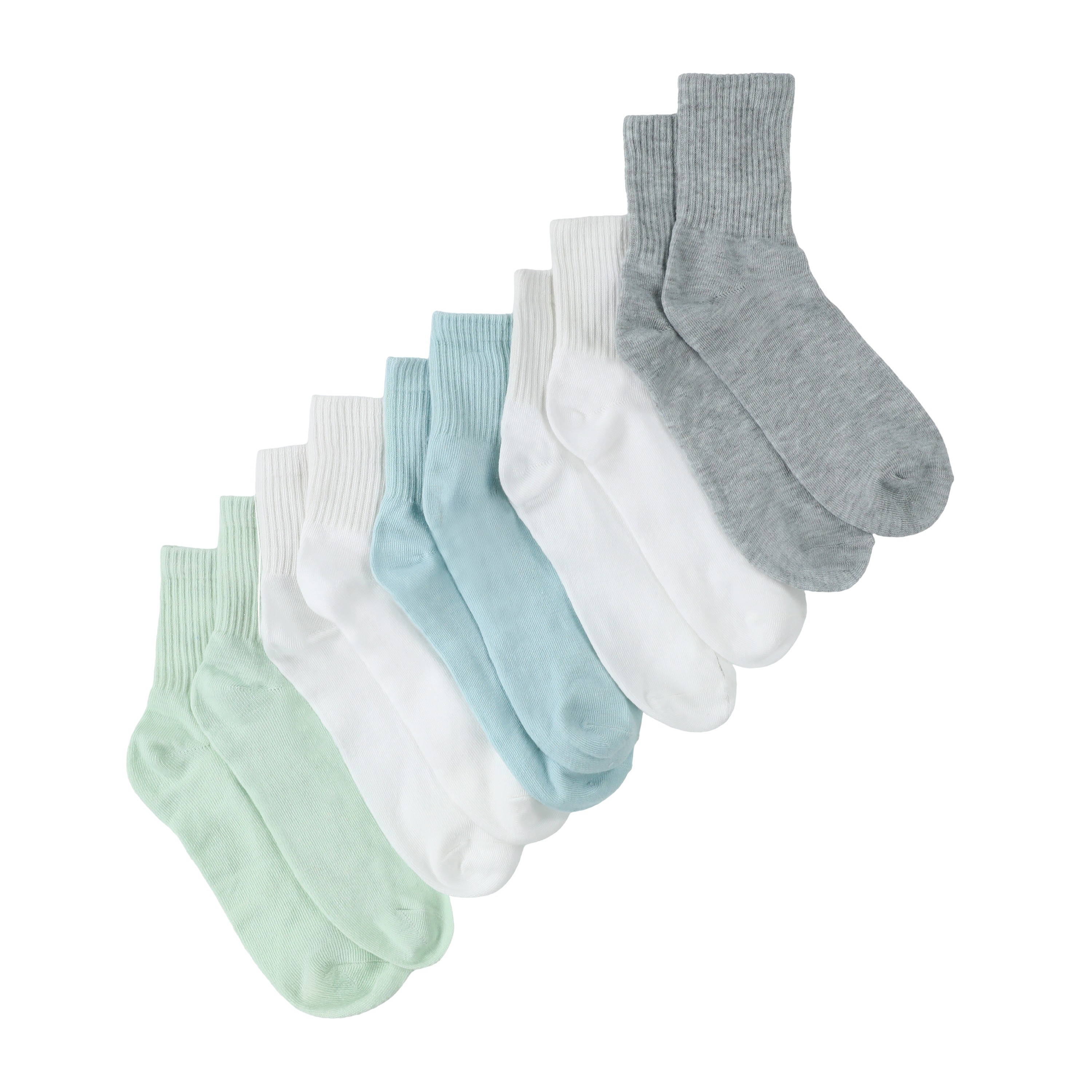 Juniors Mid-Crew Socks 5-Pairs