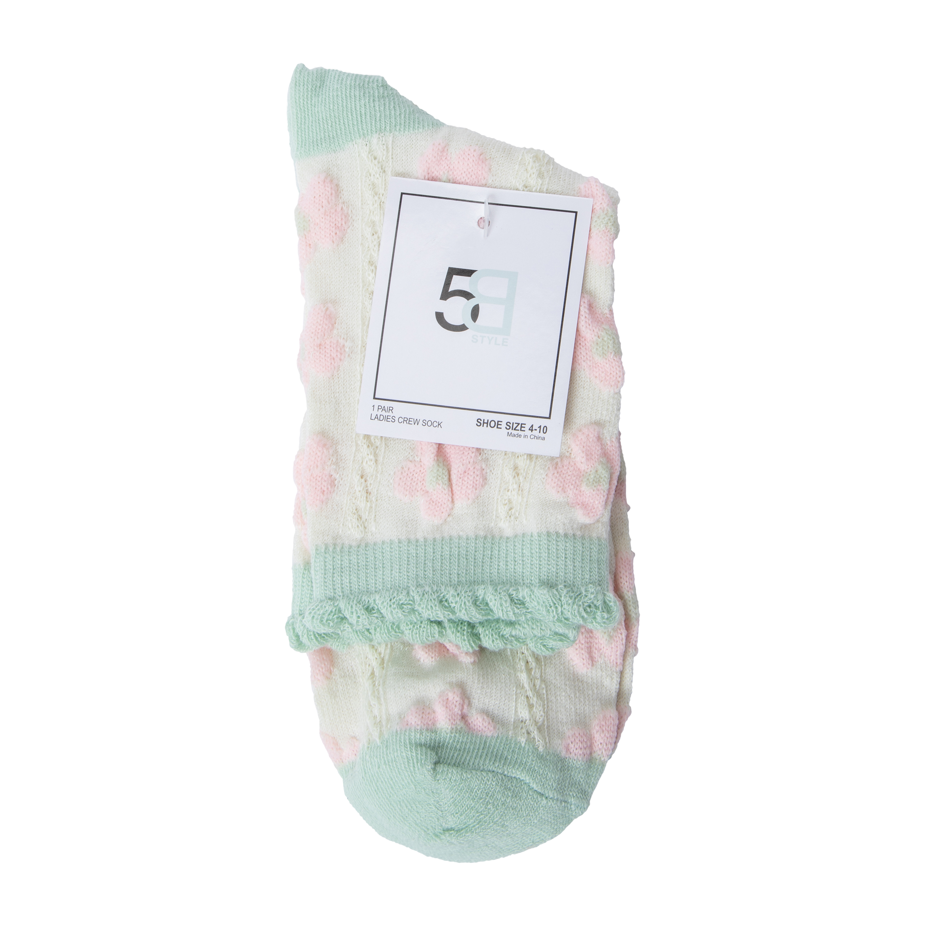 Ladies Crew Socks 1-Pair