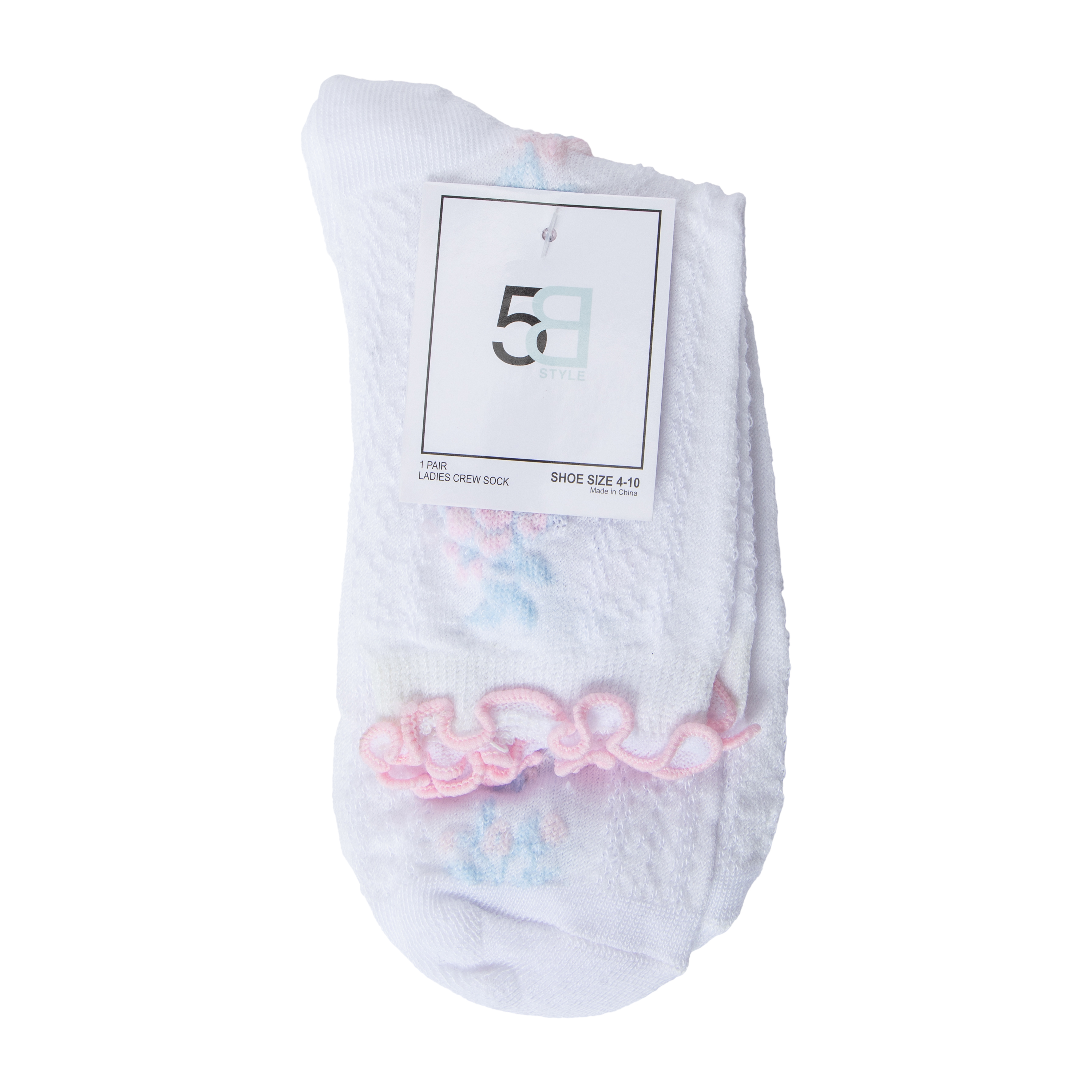 Ladies Crew Socks 1-Pair