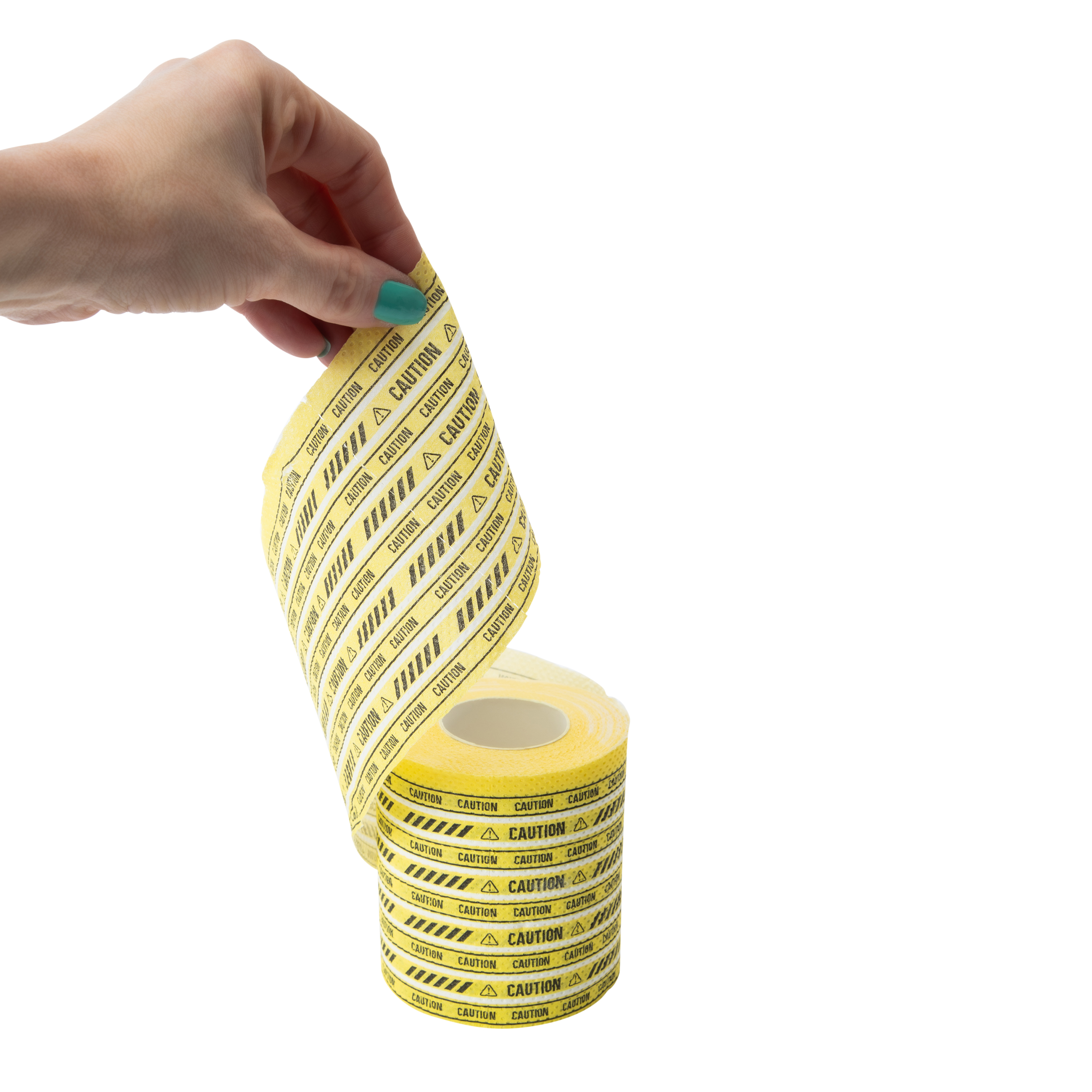 Novelty Caution Toilet Paper Set