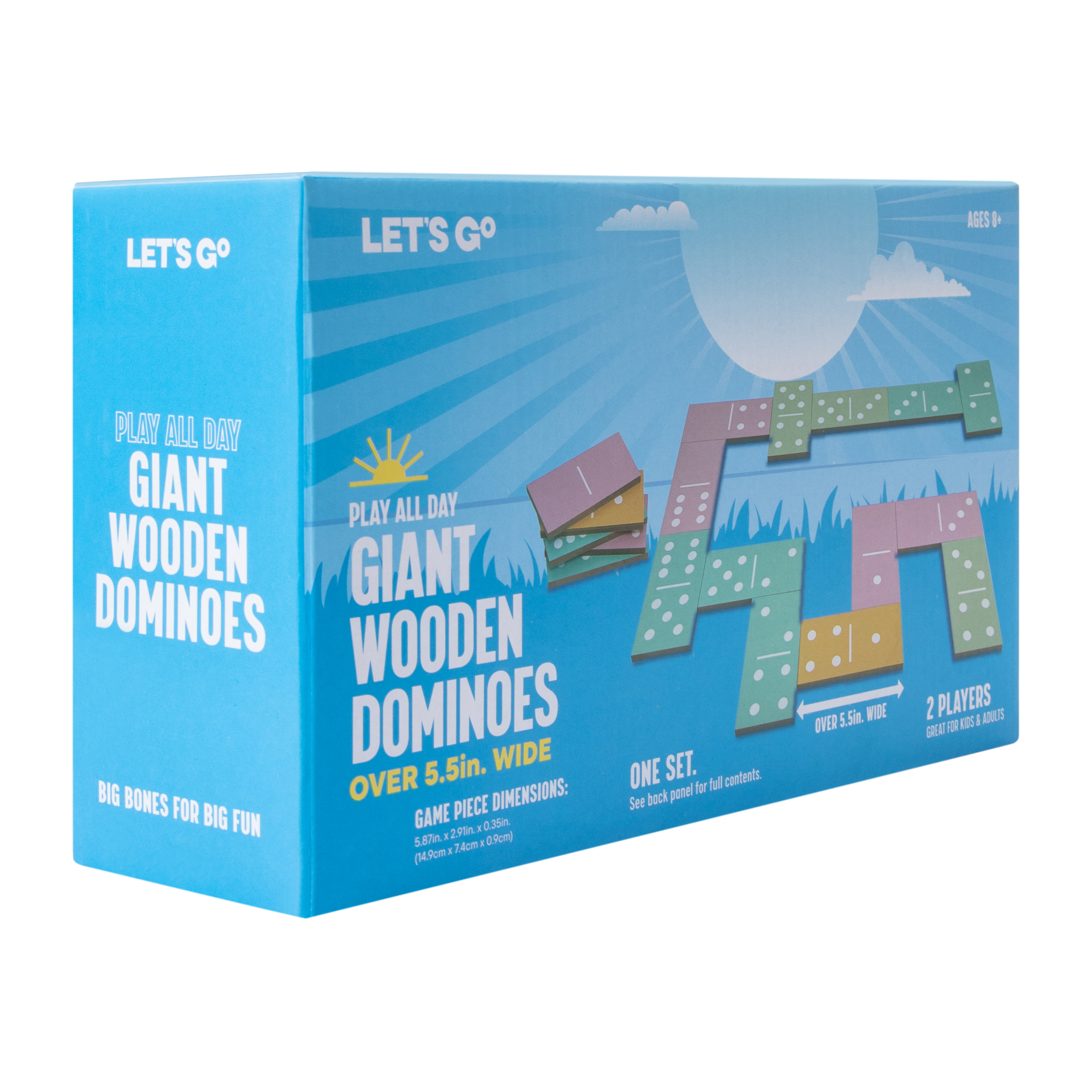 Giant Wooden Dominos Set