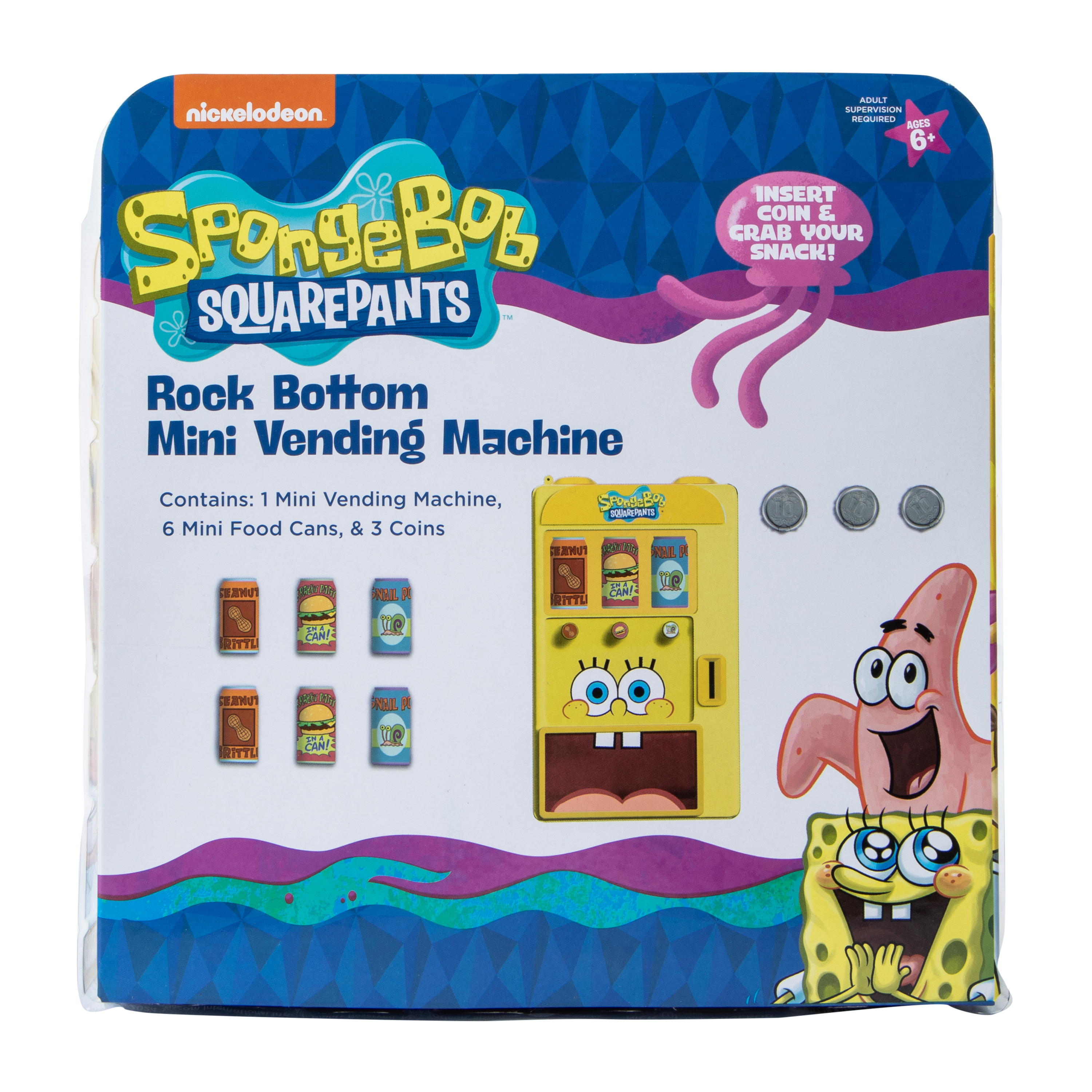 SpongeBob SquarePants™ Rock Bottom Mini Vending Machine Set