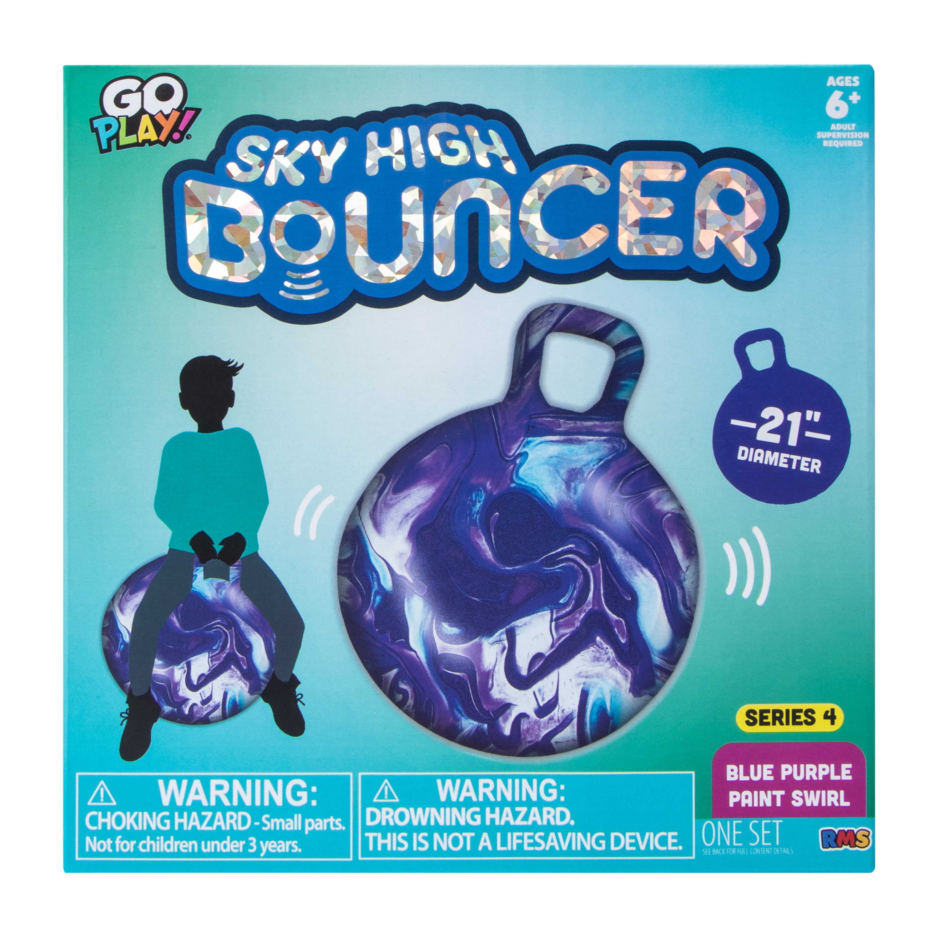 Sky High inflatable Bouncer Toy With Handle 21in | Five Below