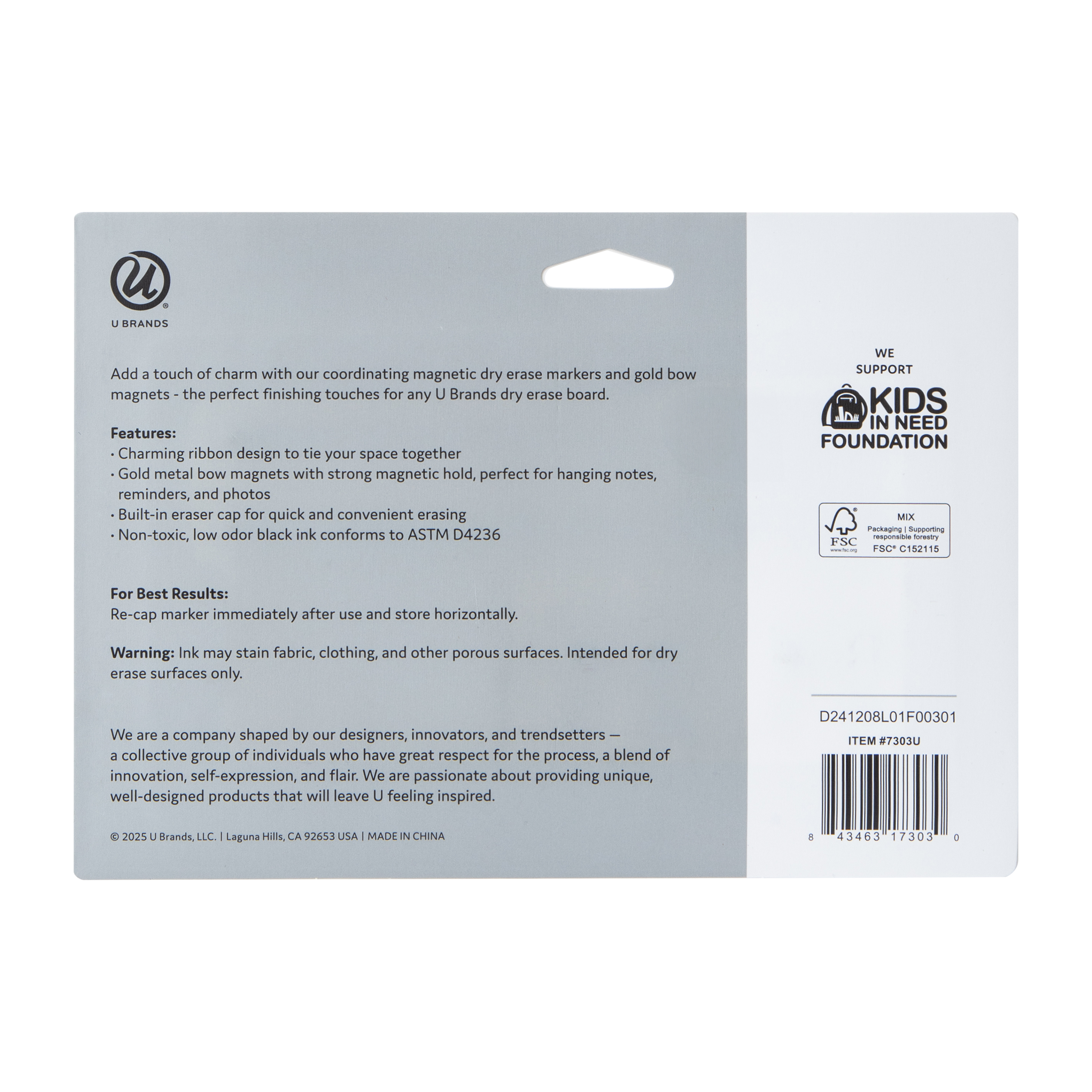 Dry Eraser Board Accessory Kit