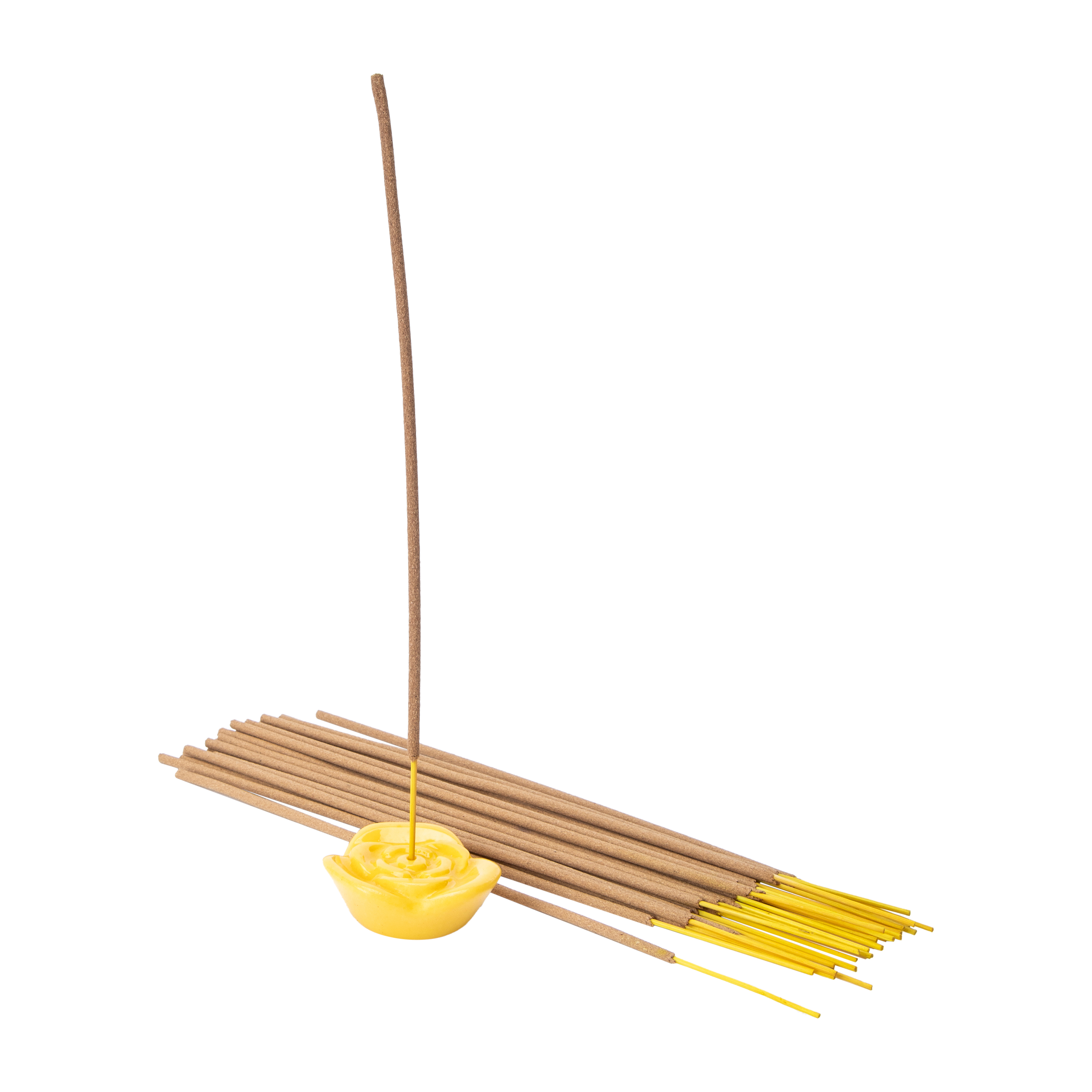 Spiritual Provisions® Harmonic Bloom Incense Sticks With Flower Holder 30-Count